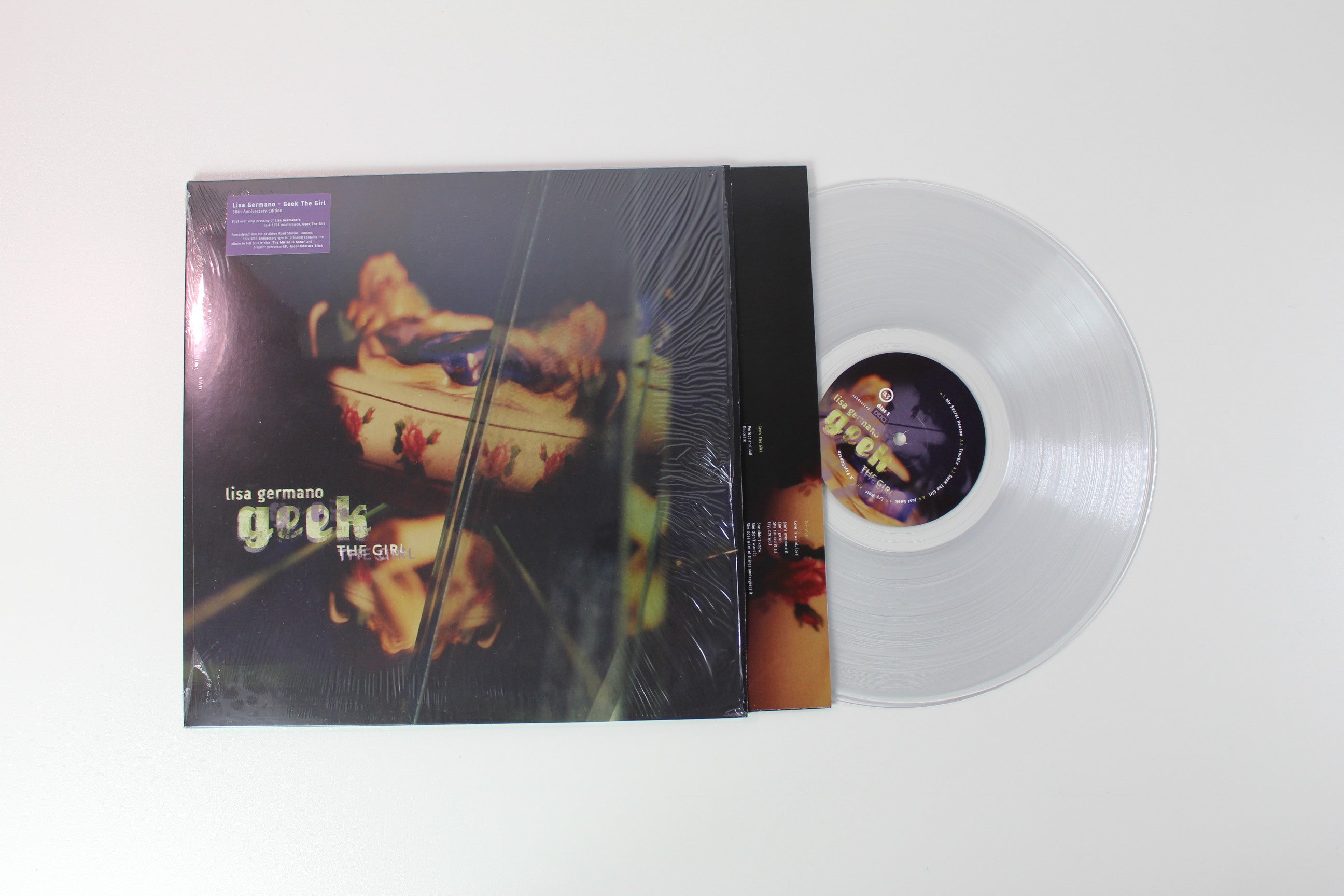Lisa Germano - Geek The Girl on 4 AD RSD 2025 Ltd Crystal Clear Vinyl Reissue