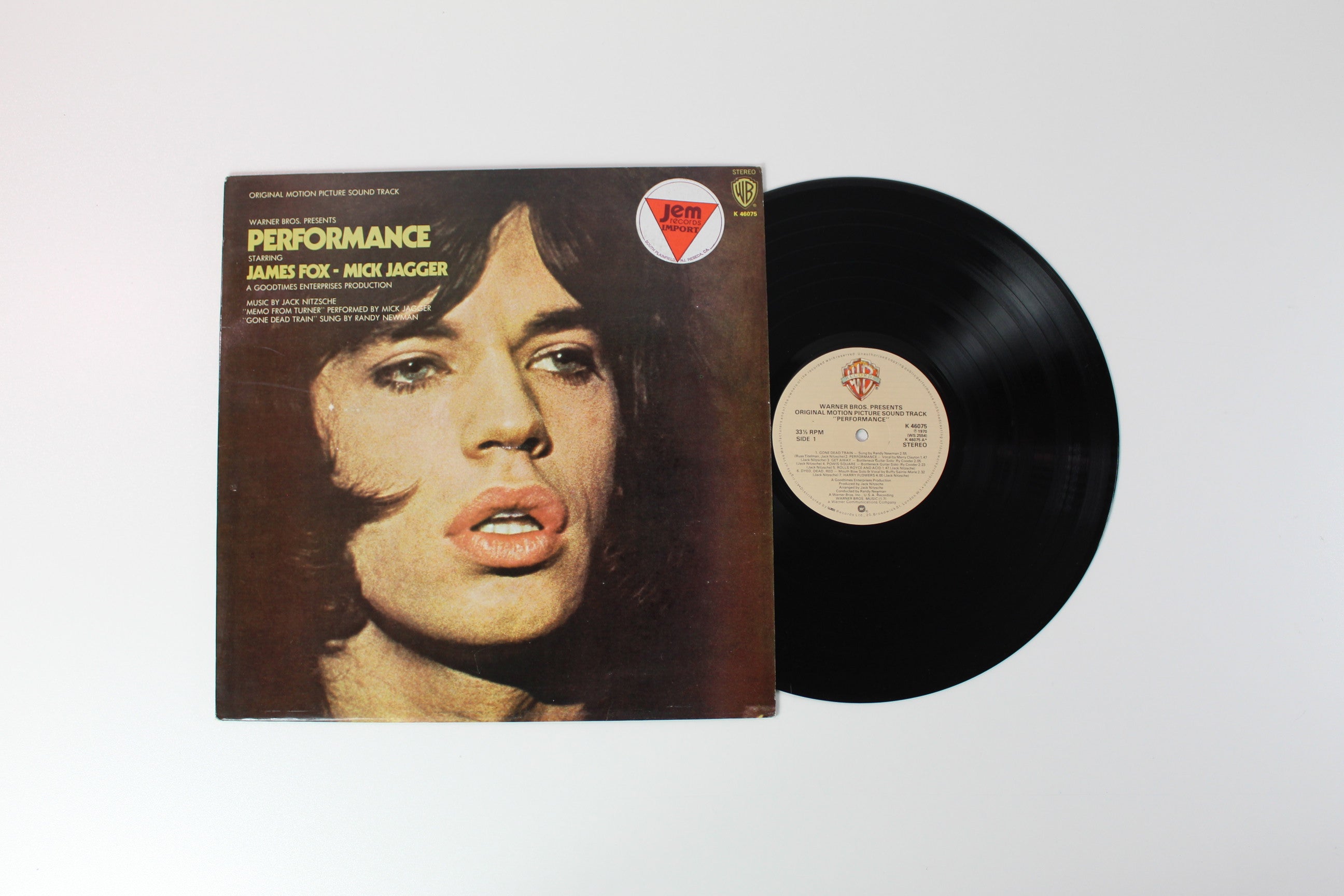 Various - Performance: Original Motion Picture Sound Track on Warner Bros UK Reissue