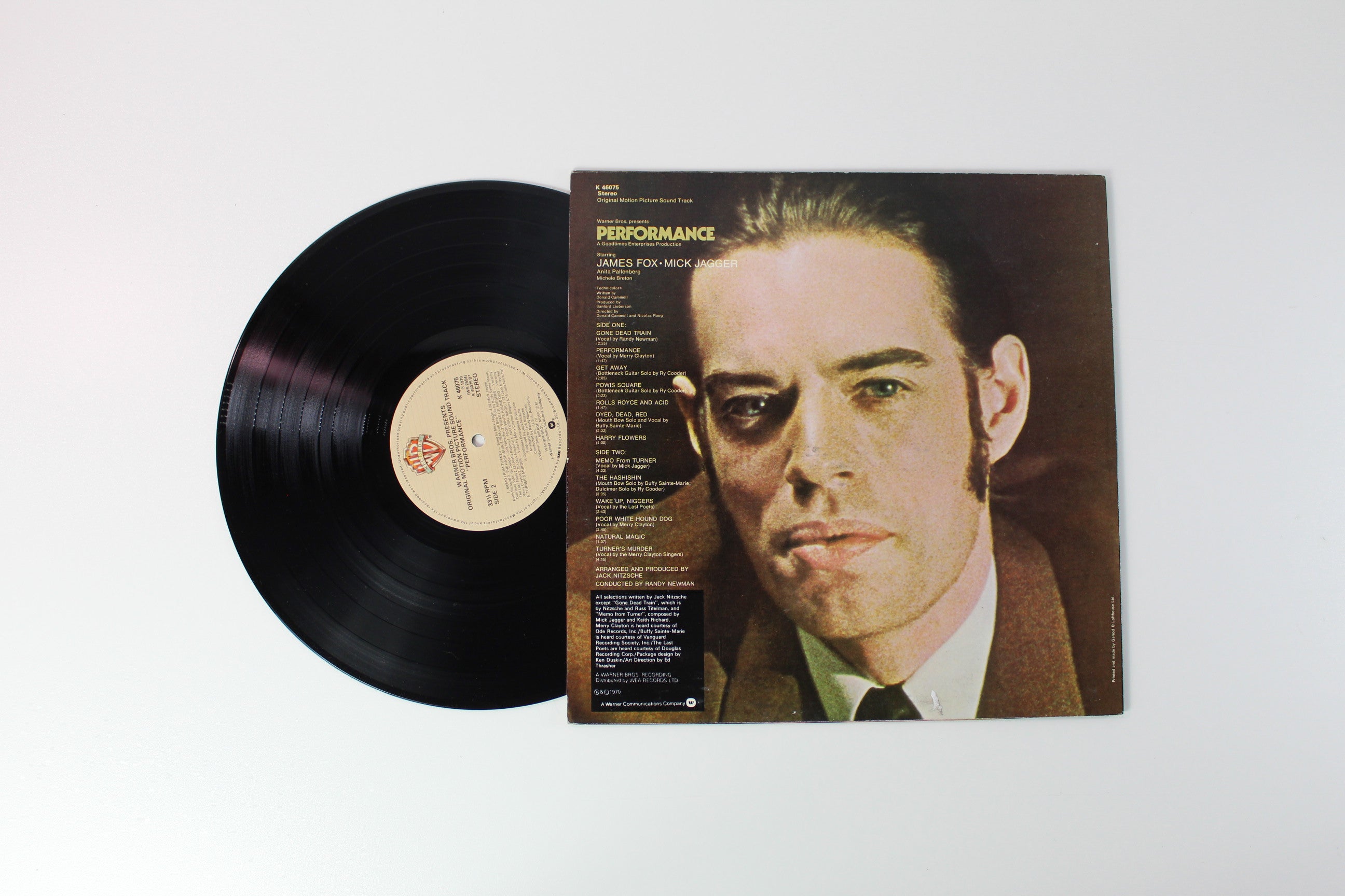 Various - Performance: Original Motion Picture Sound Track on Warner Bros UK Reissue