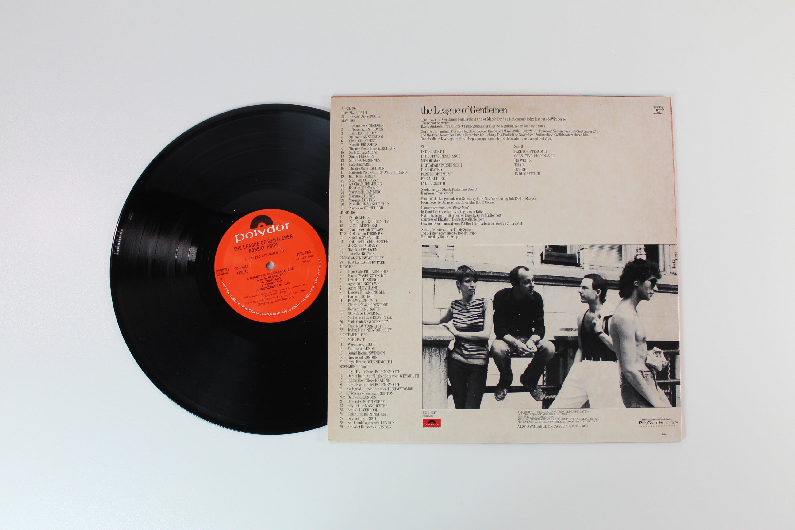 Robert Fripp - The League Of Gentlemen on EG / Polydor