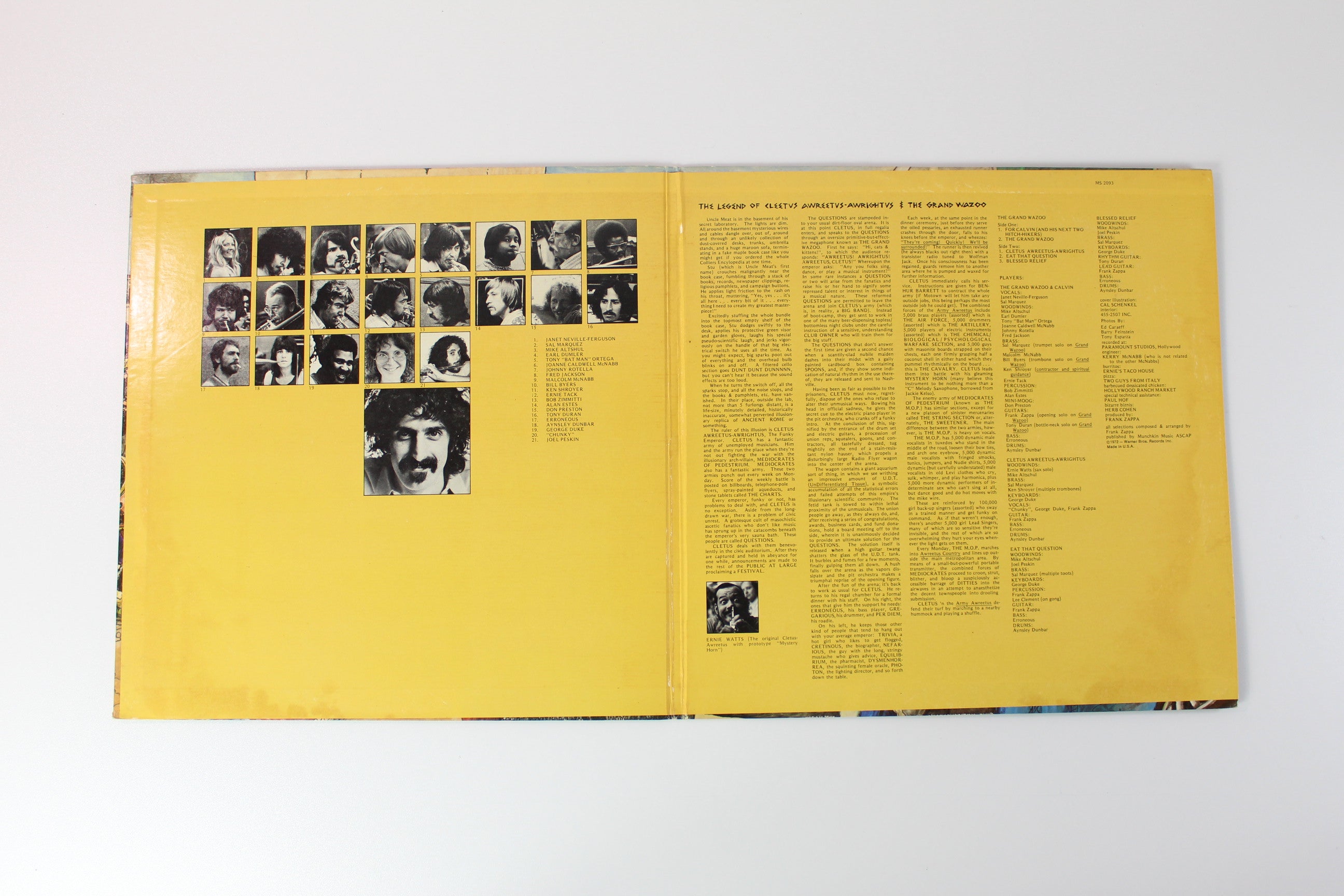 The Mothers - The Grand Wazoo on Bizarre