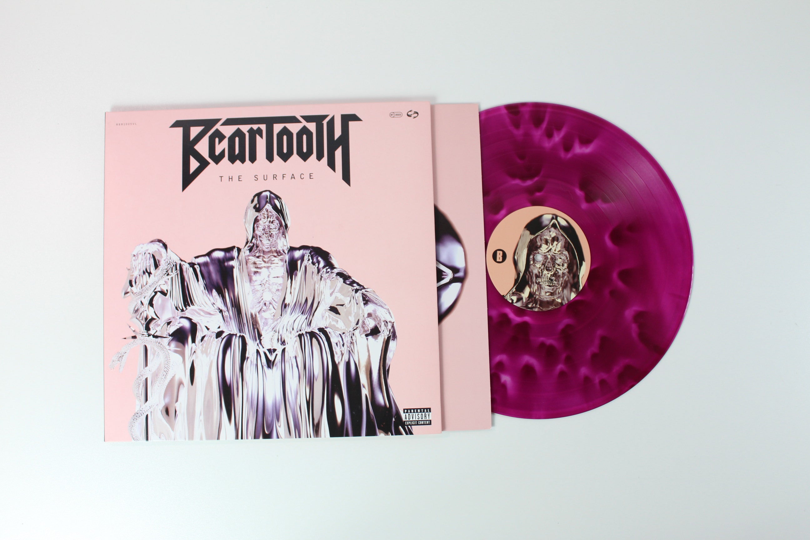 Beartooth - The Surface on Red Bull Records Ltd Ultraclear/Pink Color in Color Vinyl