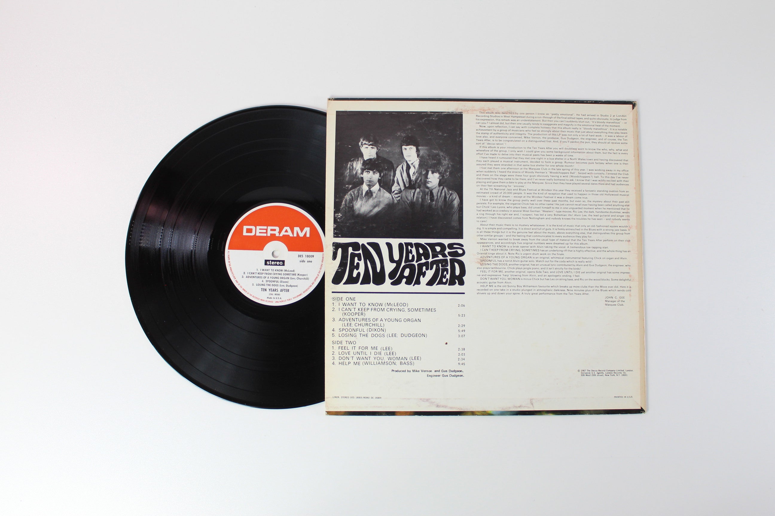 Ten Years After - Ten Years After on Deram