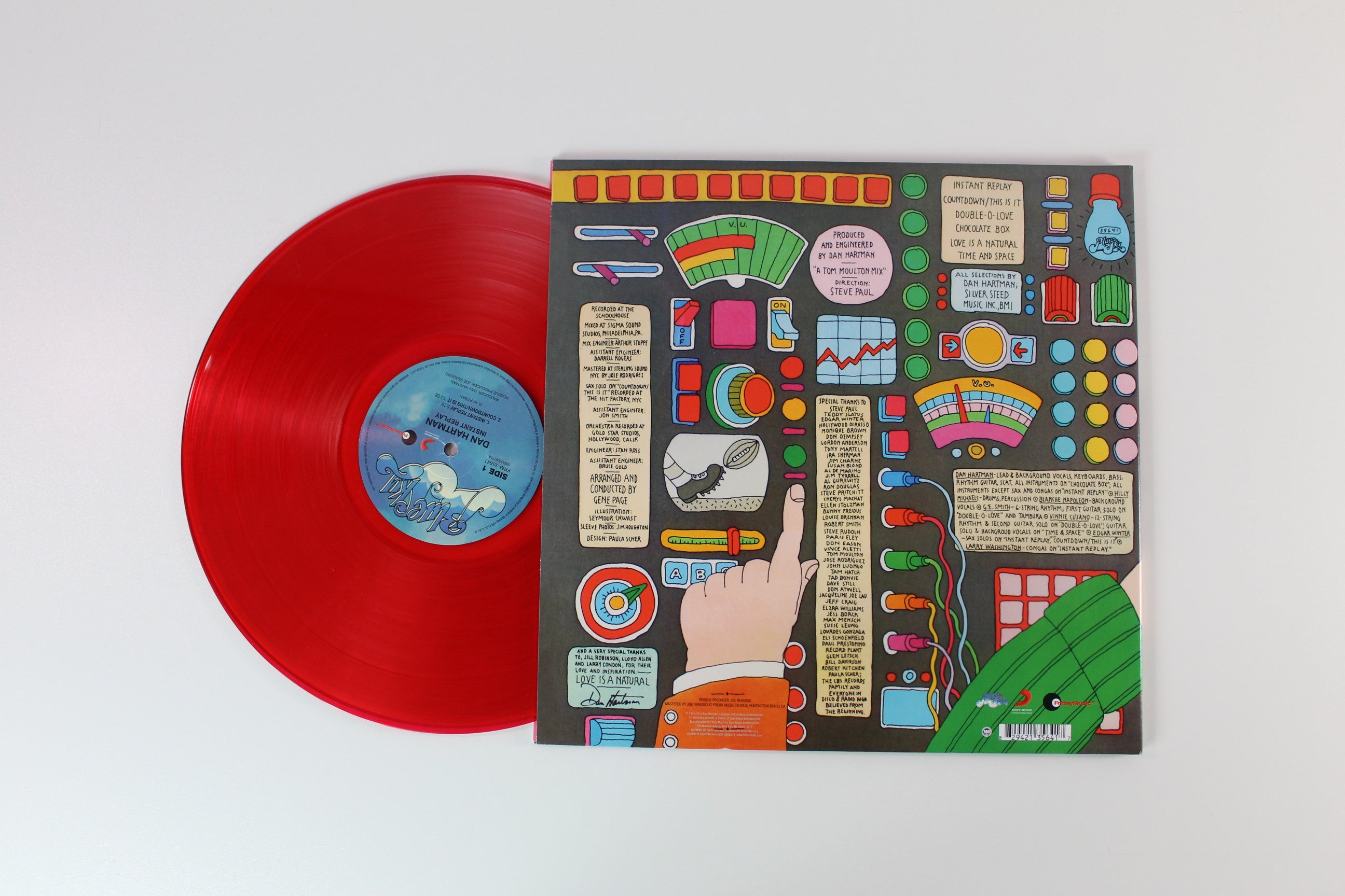 Dan Hartman - Instant Replay on Friday Music - Red Vinyl