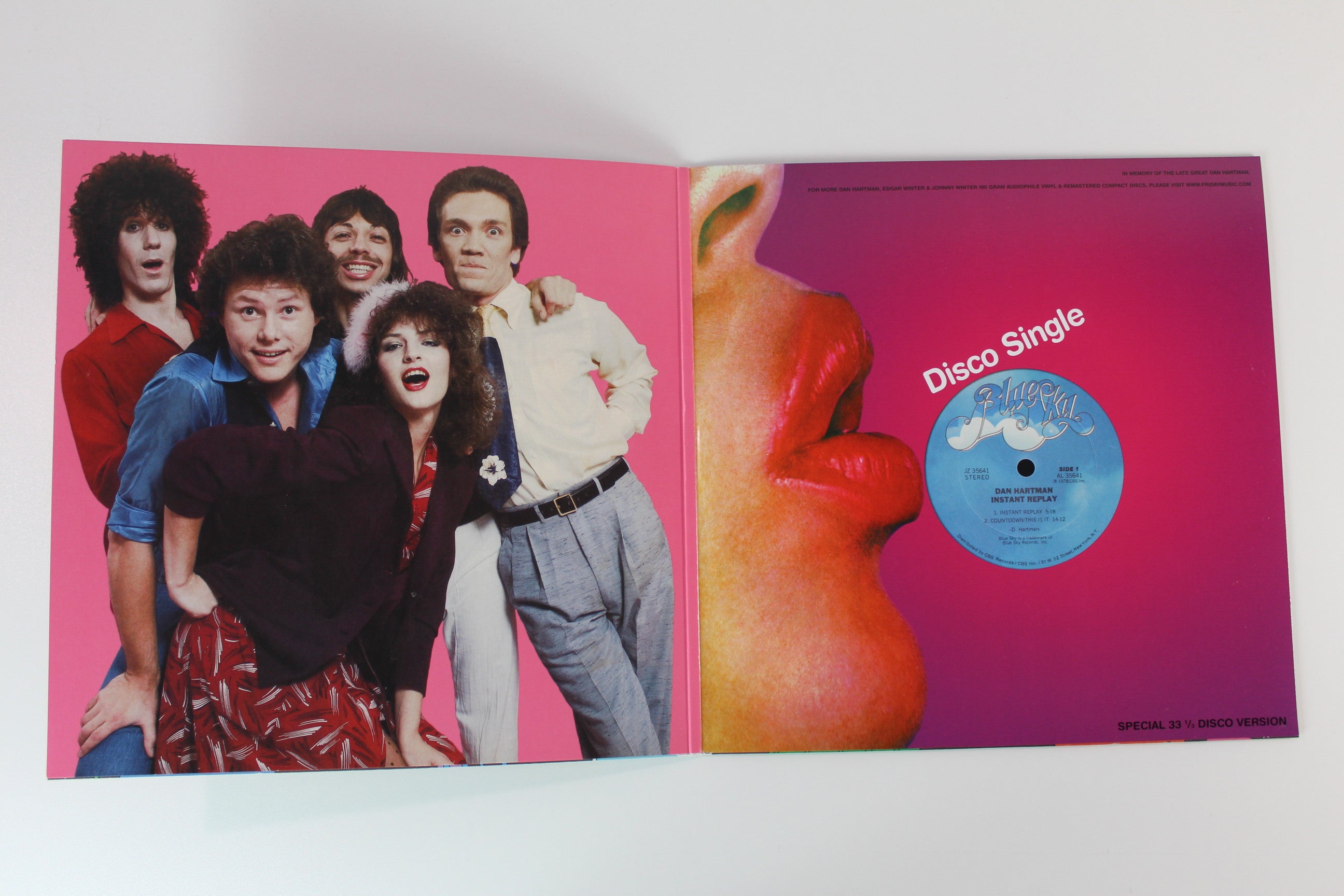 Dan Hartman - Instant Replay on Friday Music - Red Vinyl