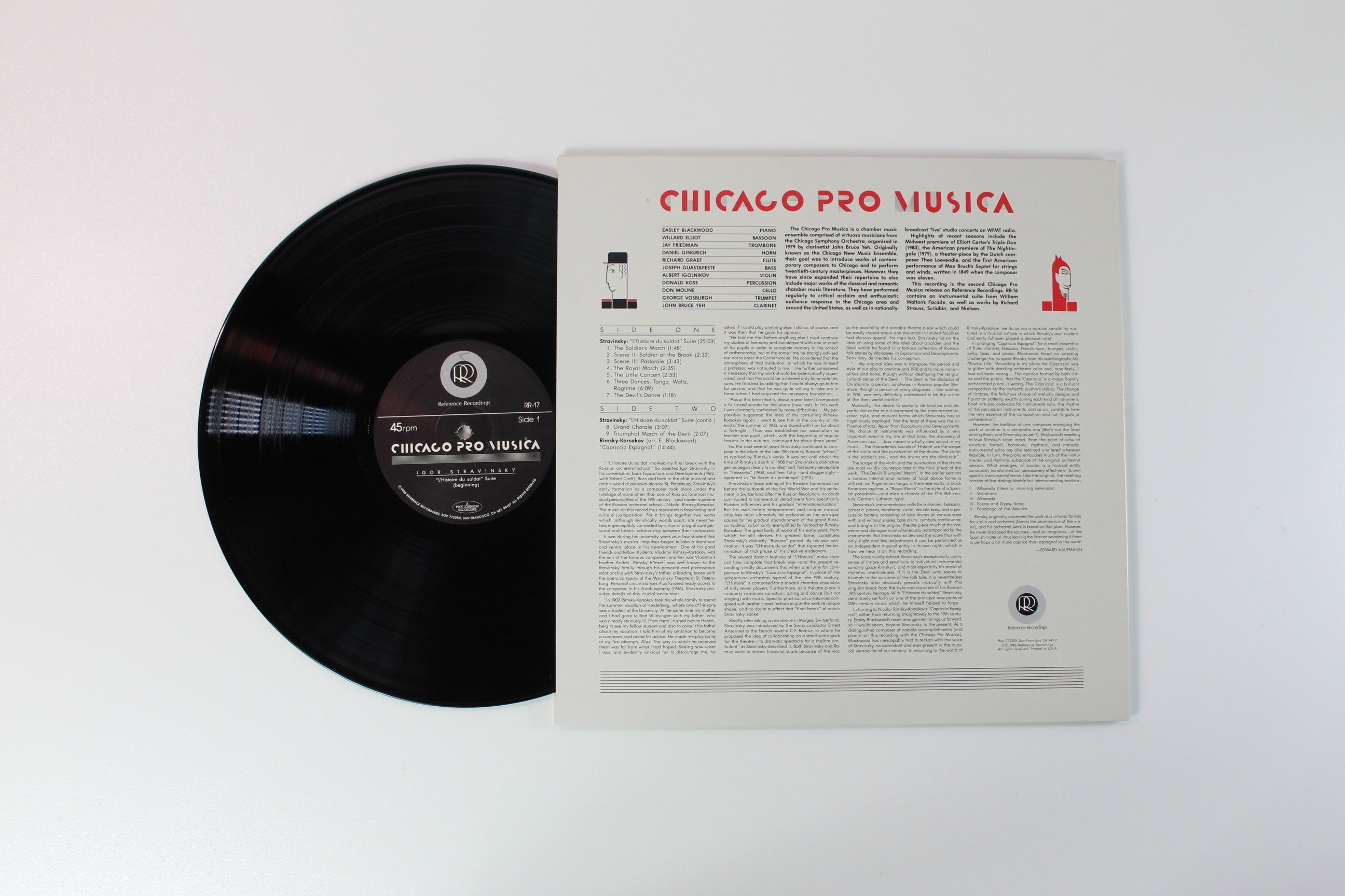 Igor Stravinsky, Nikolai Rimsky-Korsakov, Chicago Pro Musica - L´Histoire Du Soldat Suite / Capriccio Espagnol