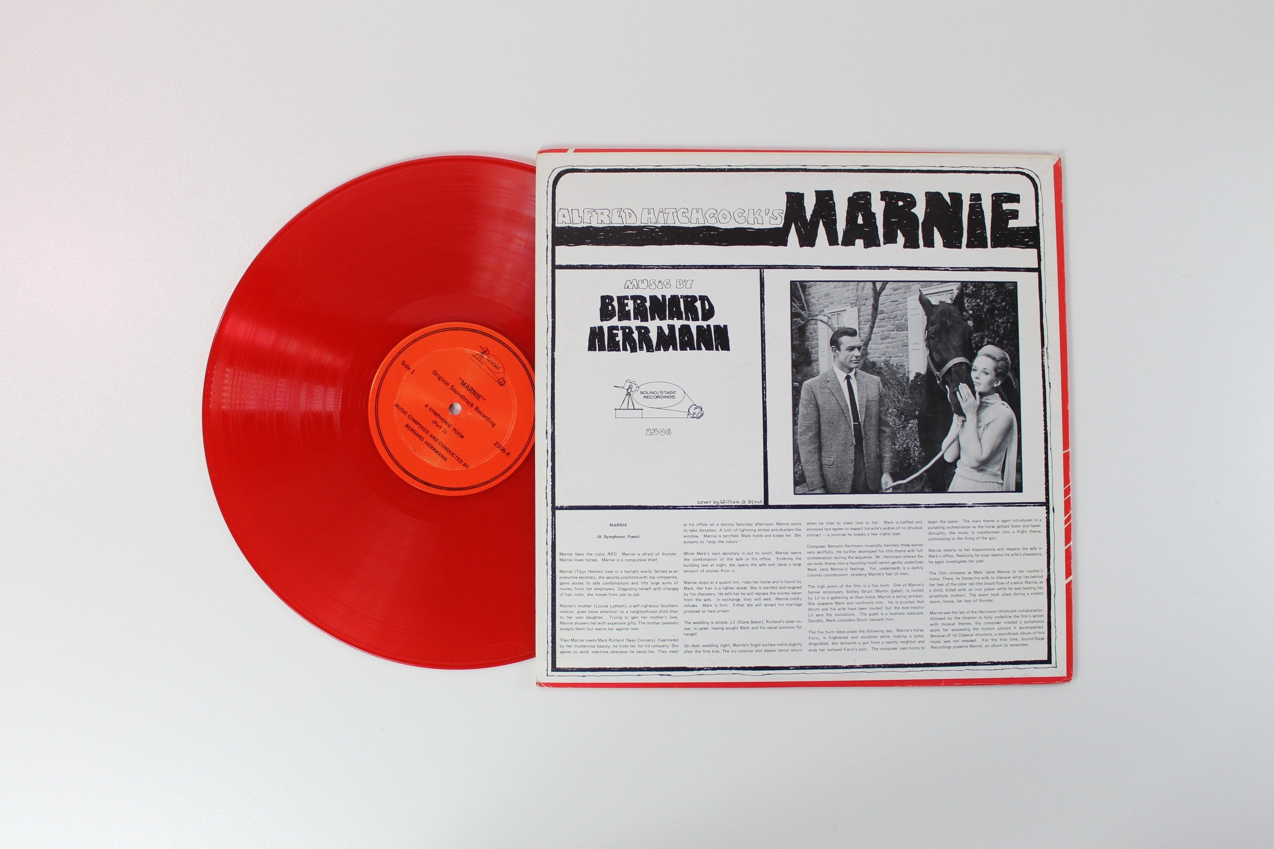 Bernard Herrmann - Alfred Hitchcock's Marnie Red Vinyl on Sound/Stage Recordings