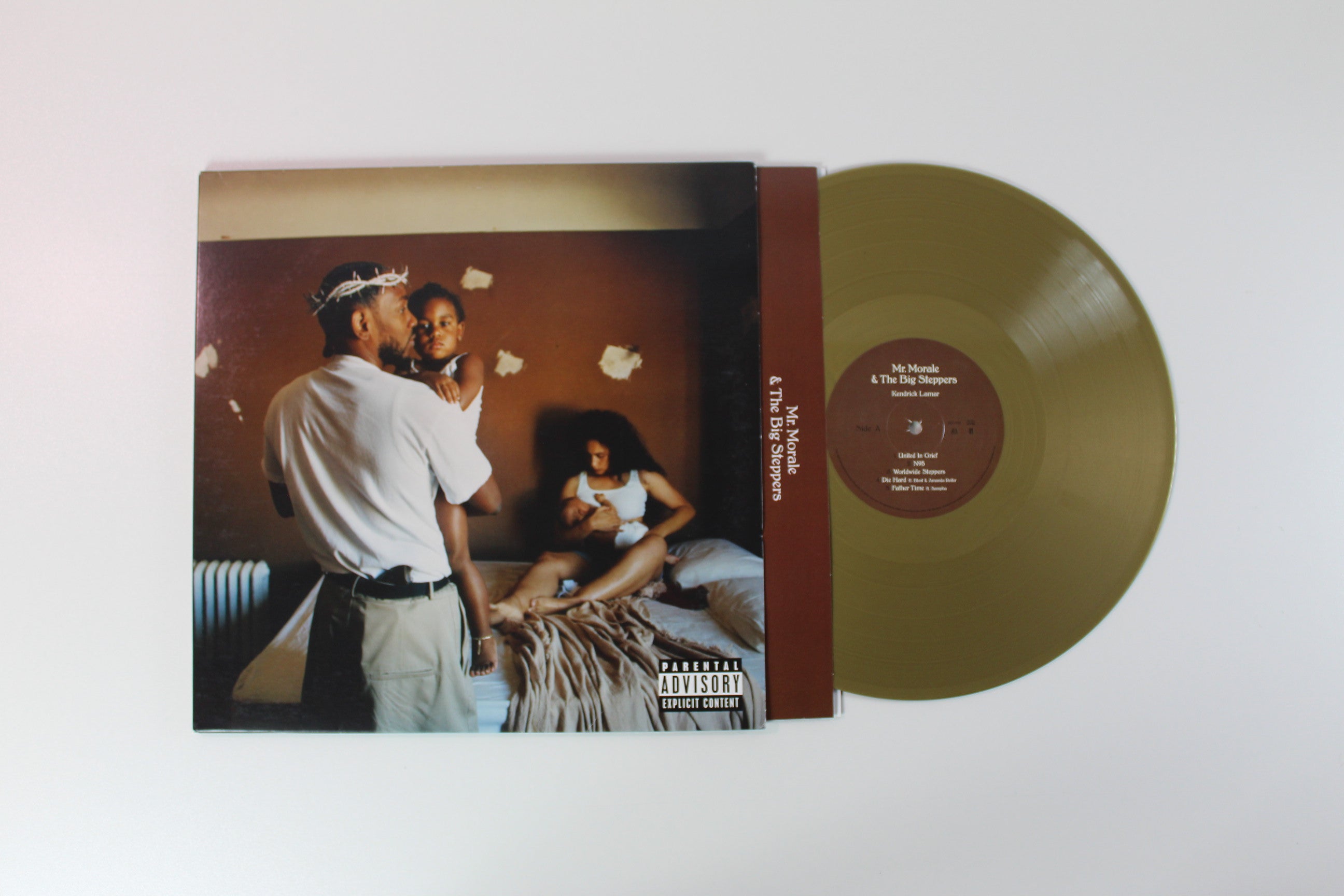 Kendrick Lamar - Mr. Morale & The Big Steppers Gold Metallic Vinyl on pgLang/Top Dawg Entertainment