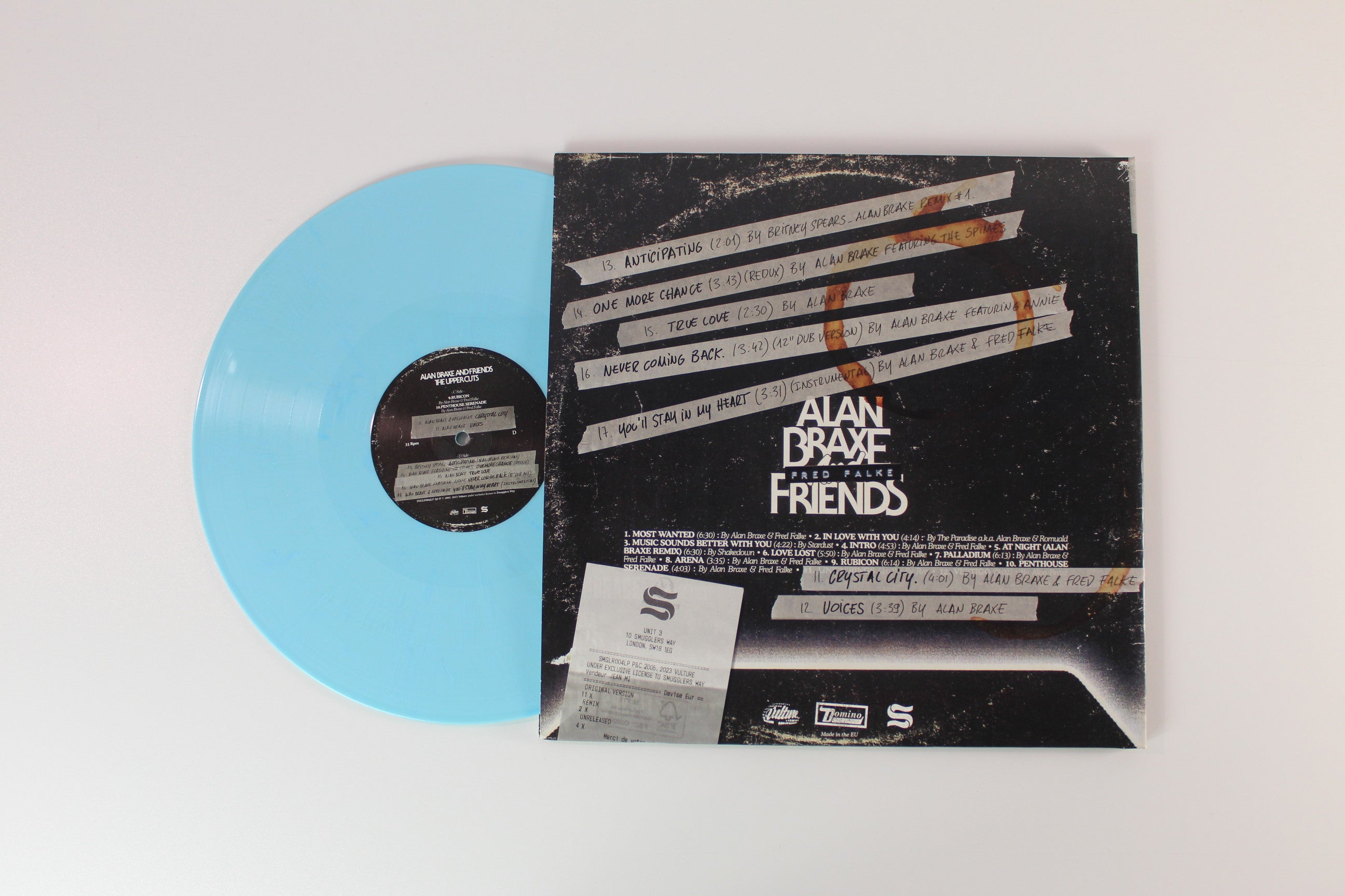 Alan Braxe, Fred Falke And Friends - The Upper Cuts (2023 Edition) on Smugglers Way - Rose & Baby Blue Colored Vinyl