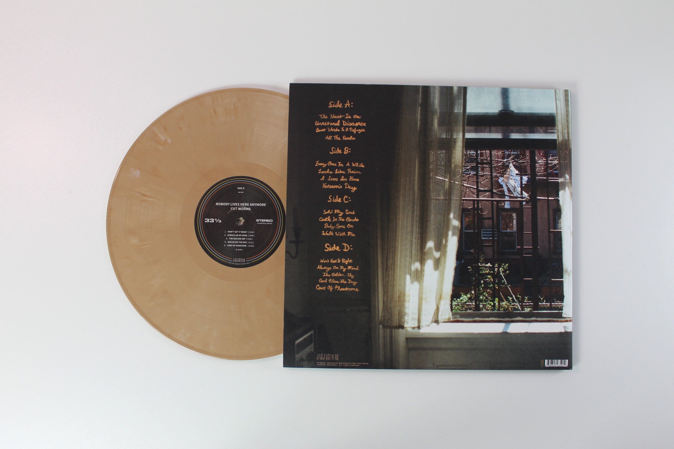 Cut Worms - Nobody Lives Here Anymore Ltd. Opaque Sandstone Vinyl on Jagjaguwar
