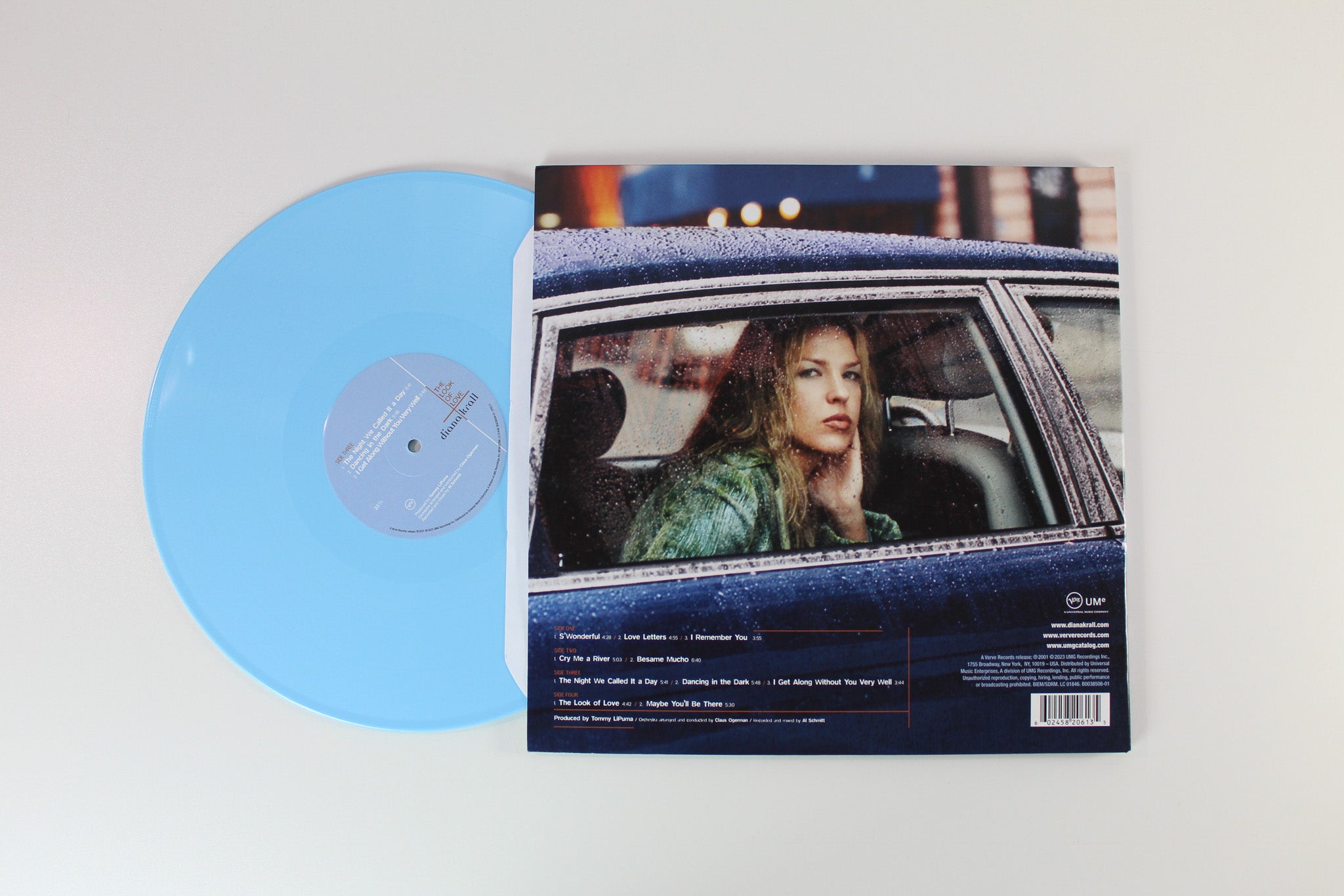 Diana Krall - The Look Of Love on Verve Records / UMe - Baby Blue Vinyl