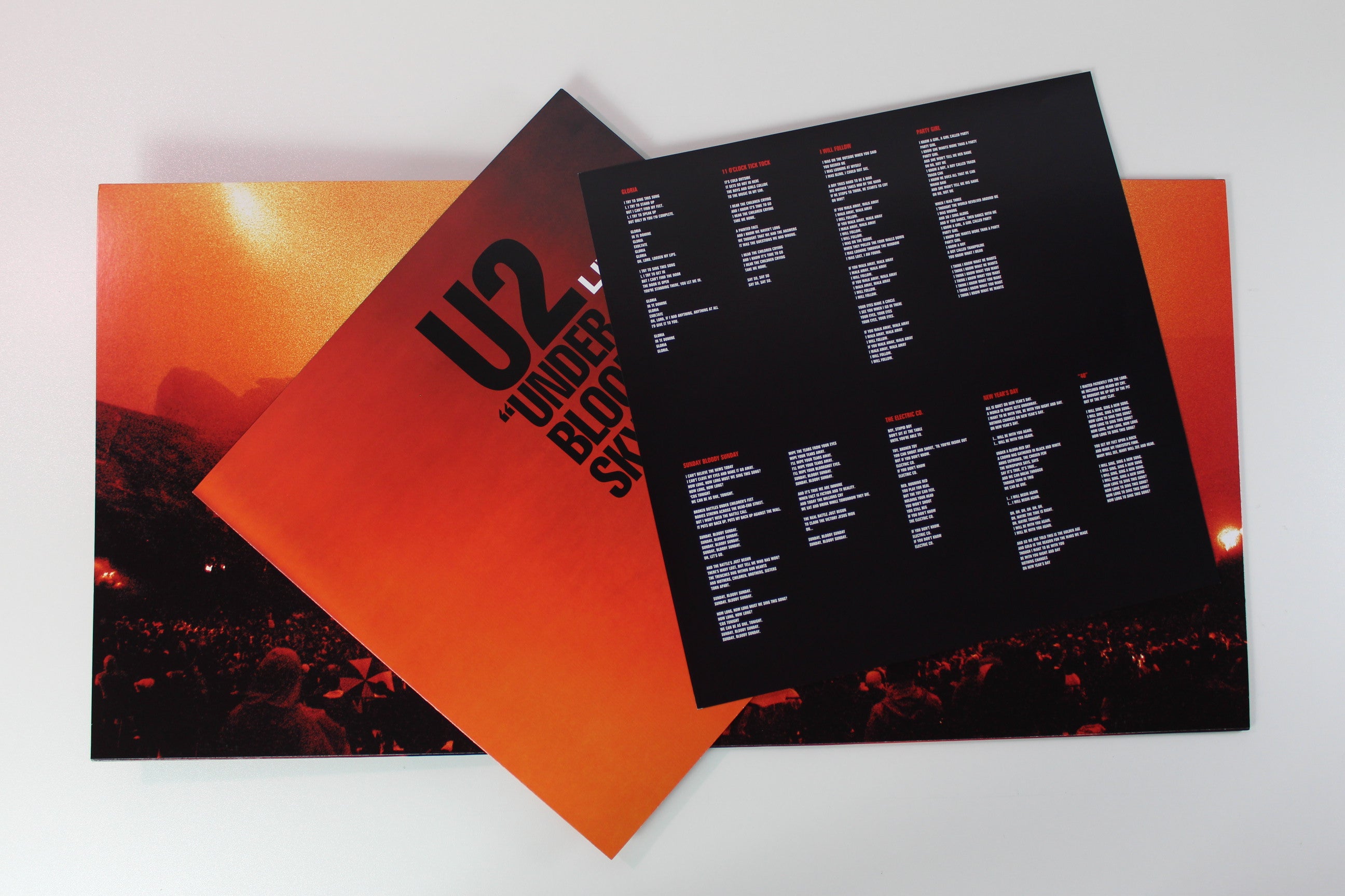 U2 - Live Under A Blood Red Sky RSD Red Vinyl Reissue on Island Records