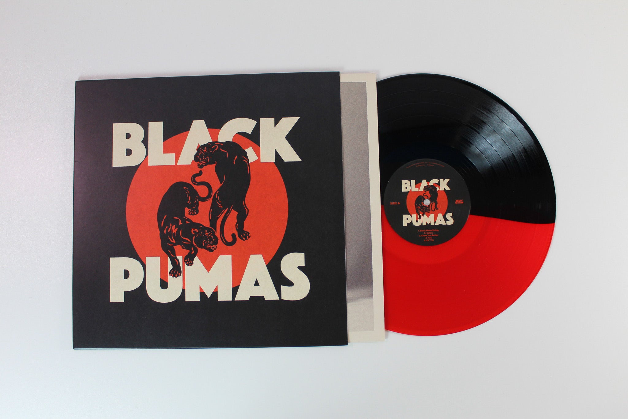 Black Pumas - Black Pumas on ATO Records / Colemine - Red & Black Split