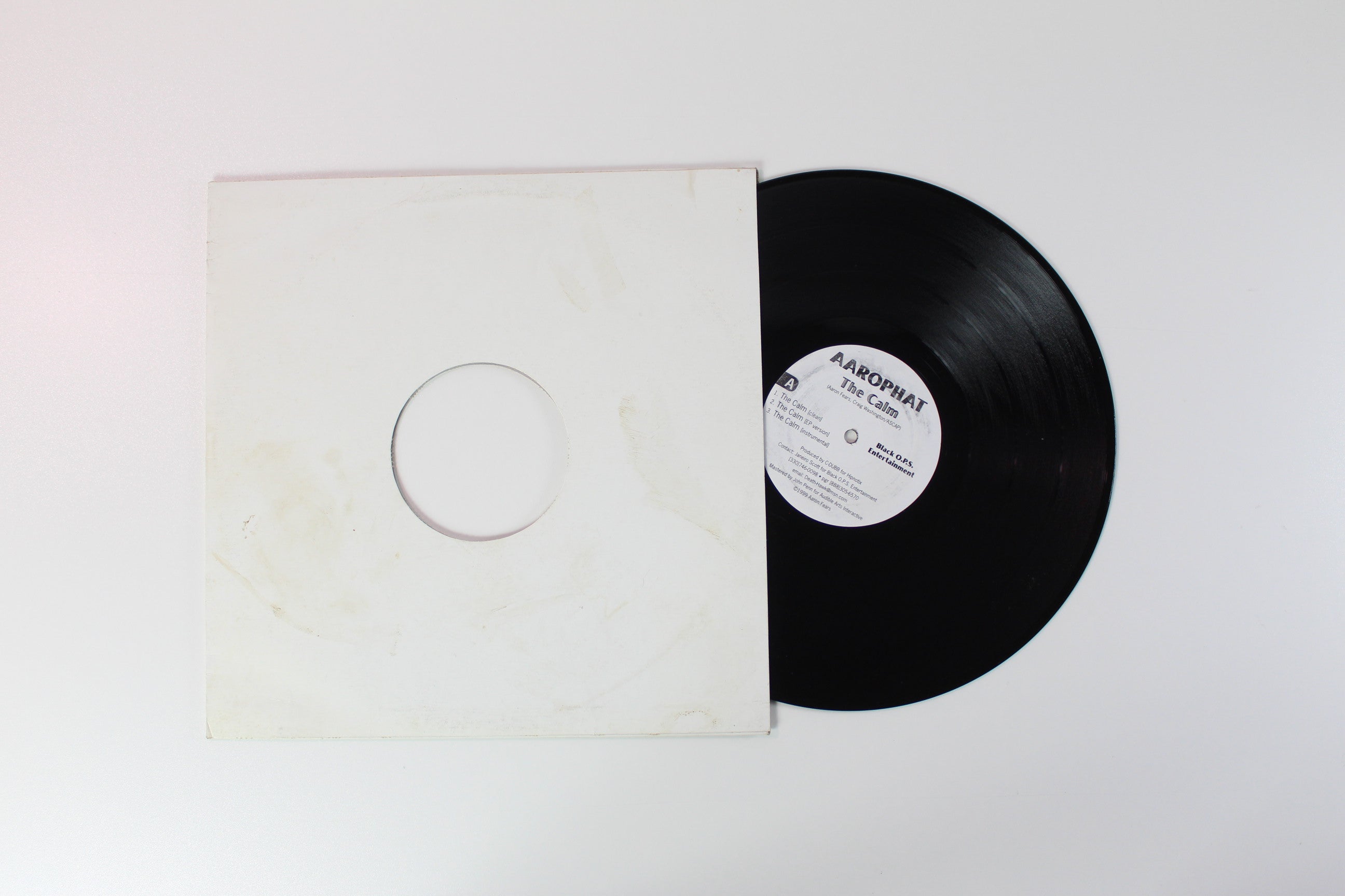 Aarophat - The Calm / Russian Roulette 12-inch on Black O.P.S. Entertainment