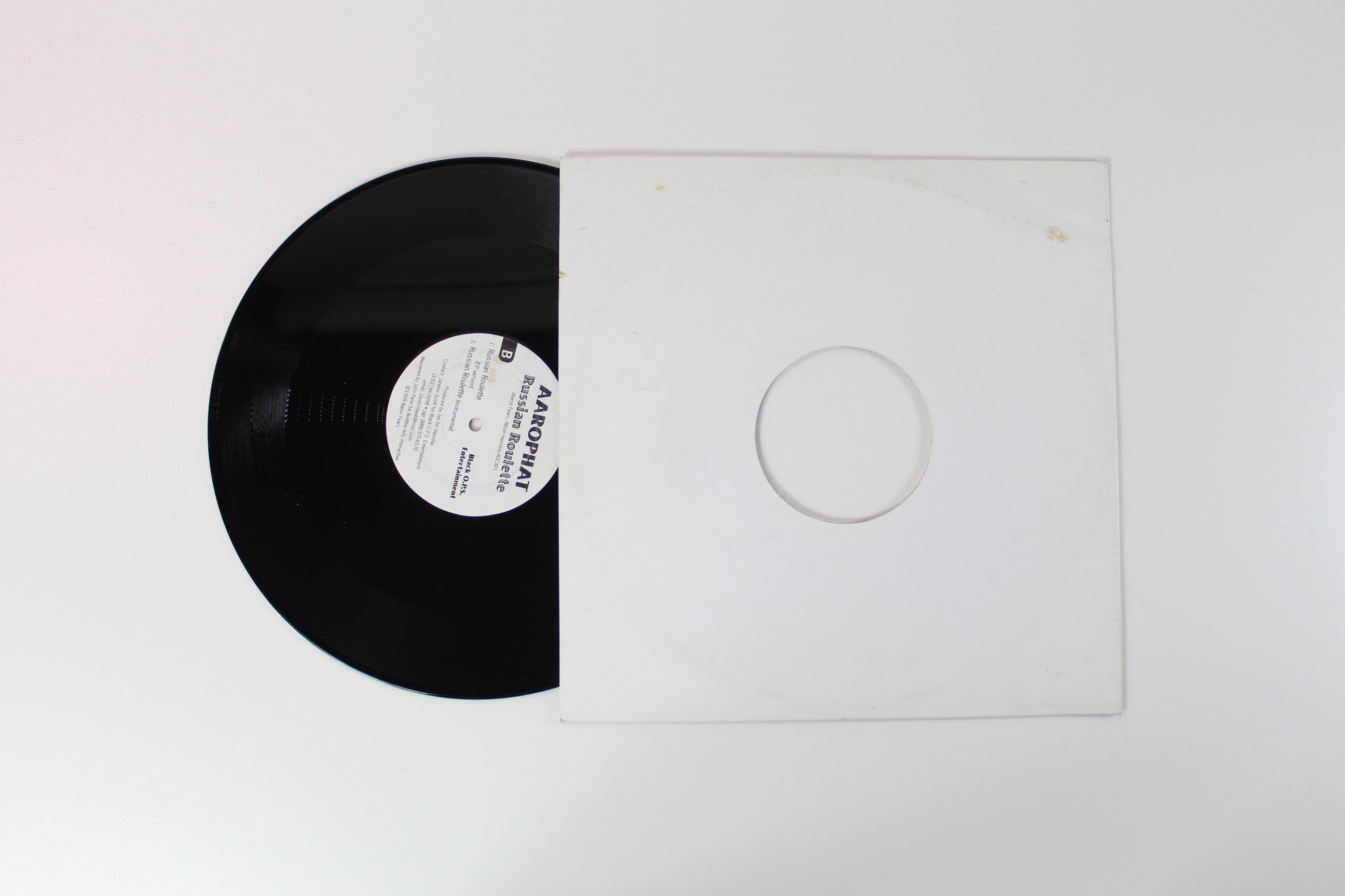 Aarophat - The Calm / Russian Roulette 12-inch on Black O.P.S. Entertainment