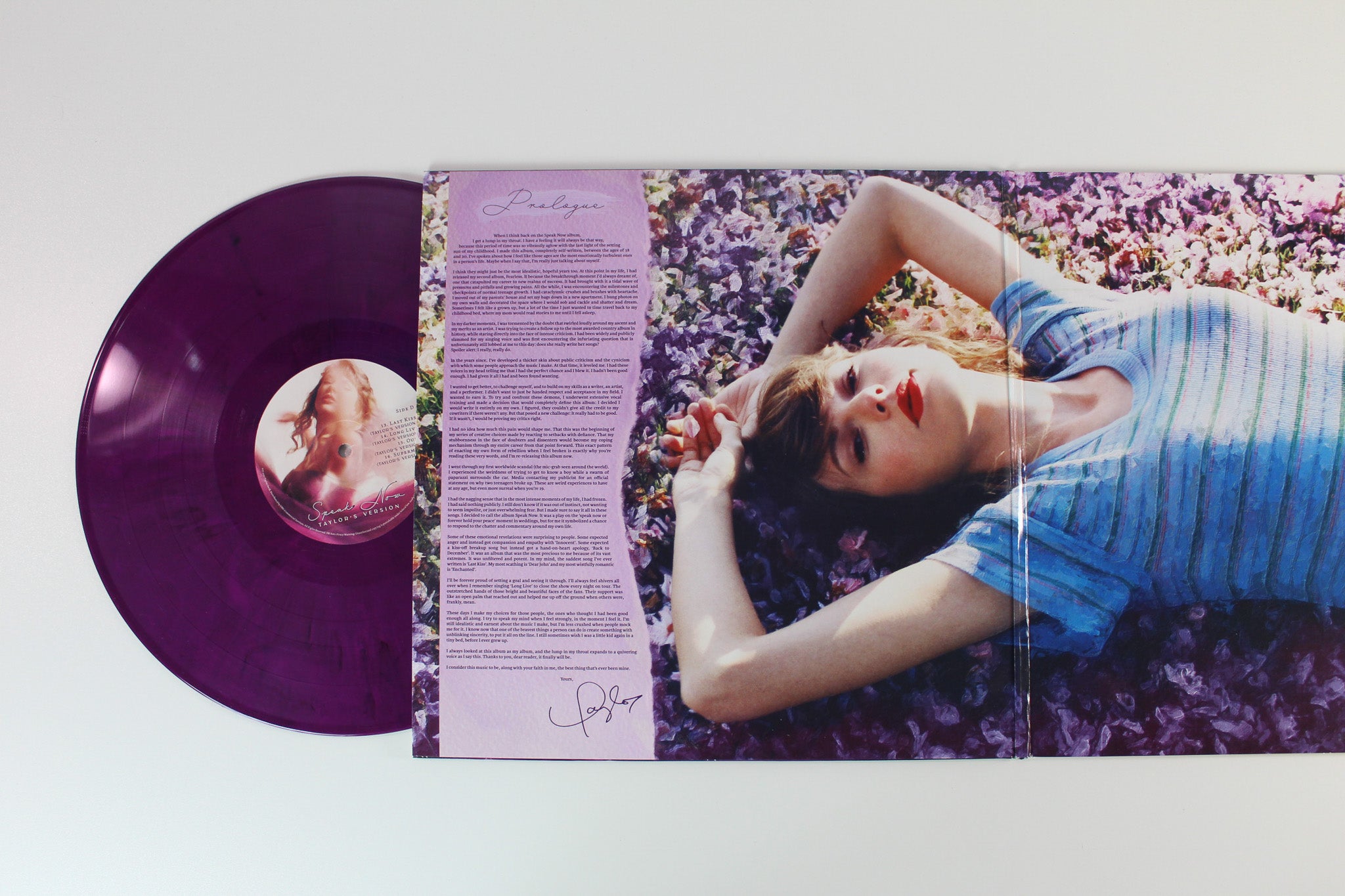 Taylor Swift - Speak Now (Taylor's Version) on Republic Records - Orchid Marbled Vinyl