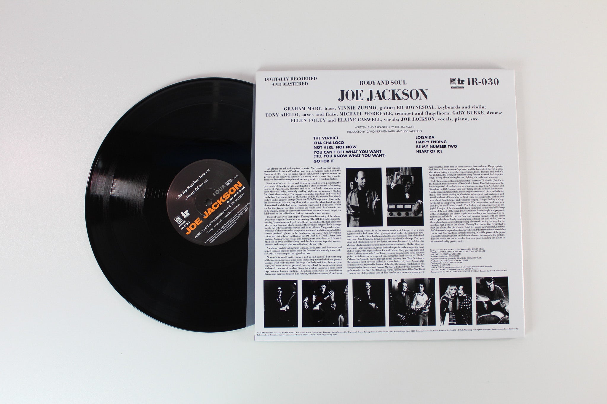 Joe Jackson - Body And Soul on Intervention Records