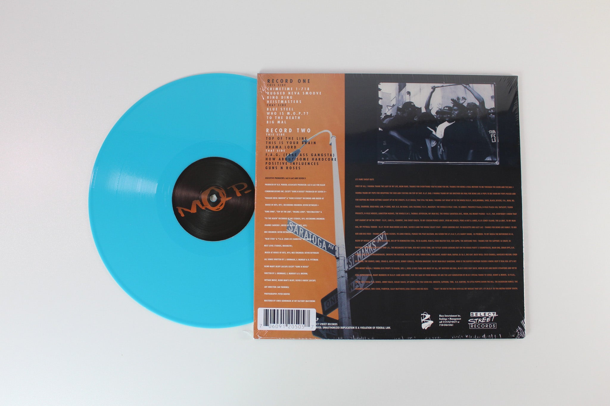 M.O.P. - To The Death on Select Street Records - Turquoise Vinyl