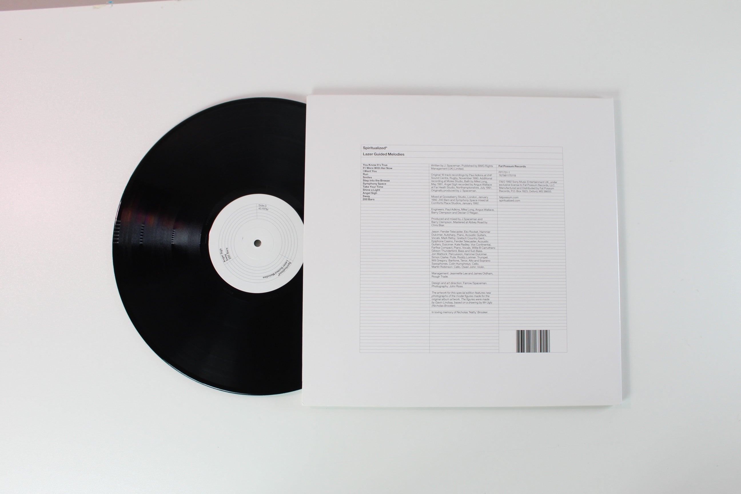 Spiritualized - Lazer Guided Melodies Reissue 45 RPM on Fat Possum Records