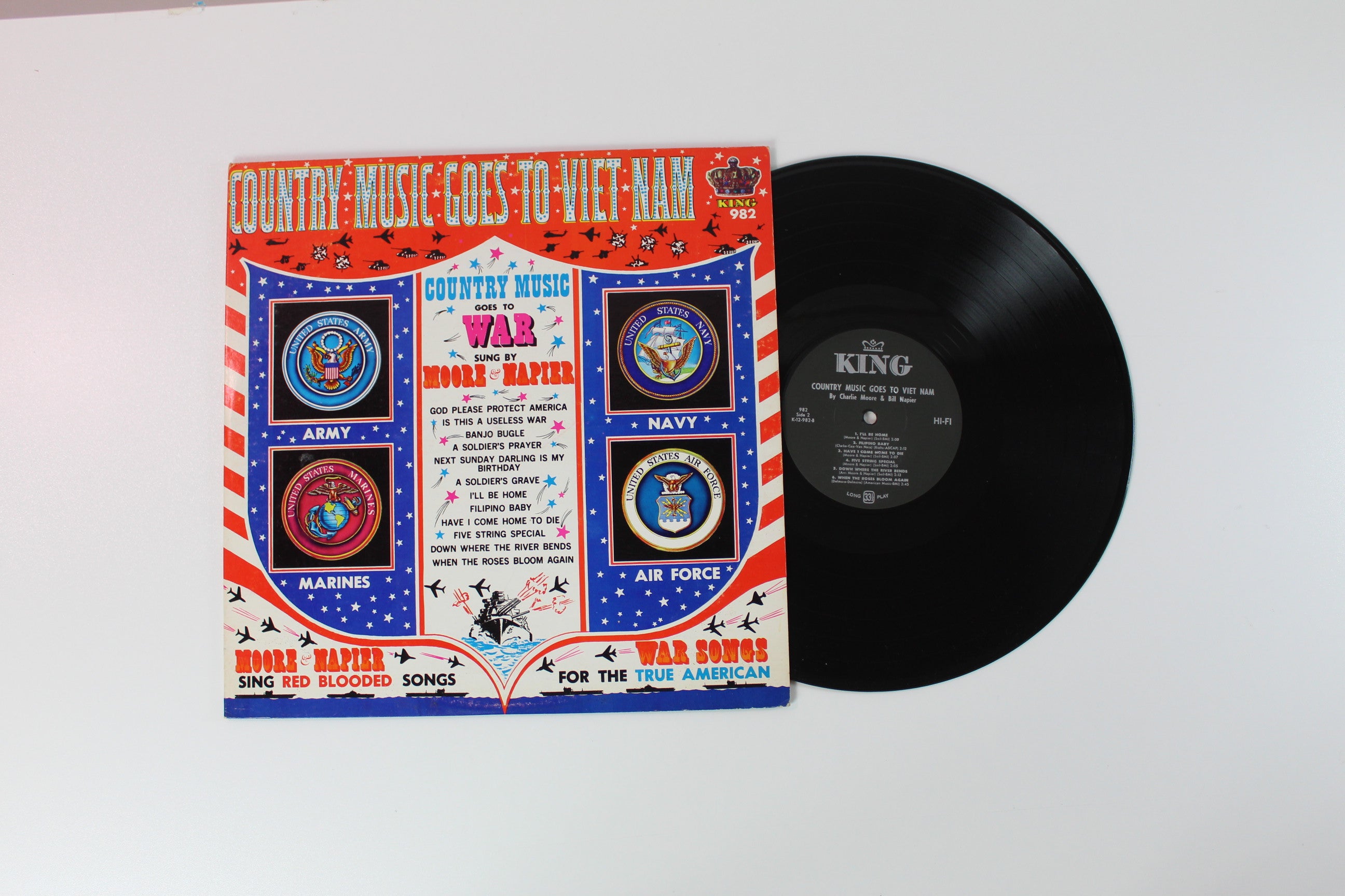 Moore & Napier - Country Music Goes To Viet Nam on King Records