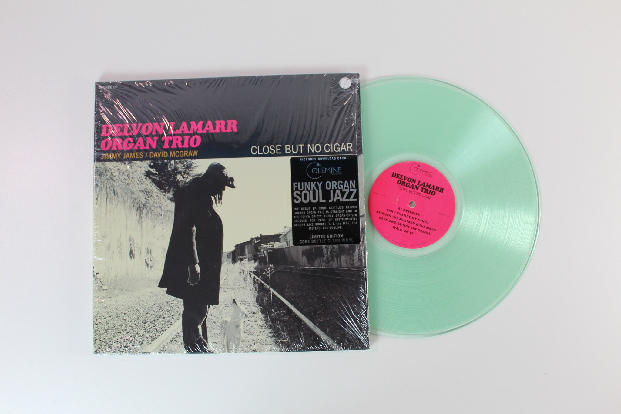 Delvon Lamarr Organ Trio - Close But No Cigar on Colemine Records - Coke Bottle Clear Vinyl
