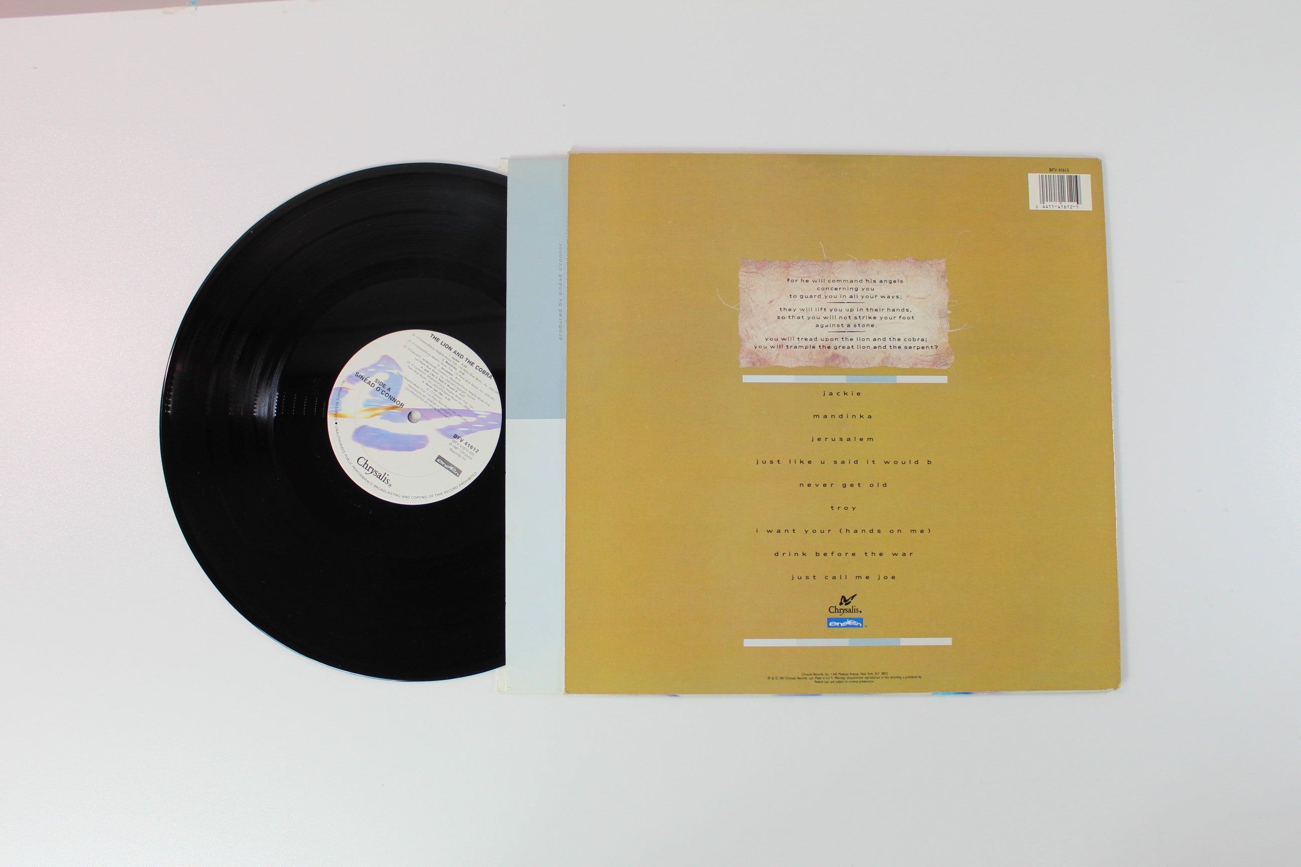 Sinéad O'Connor - The Lion And The Cobra on Chrysalis