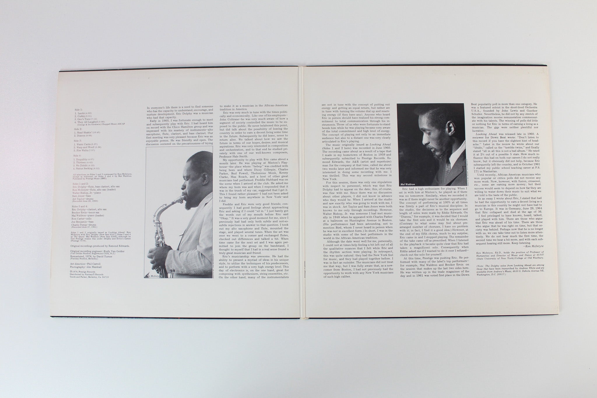 Eric Dolphy - Fire Waltz on Prestige