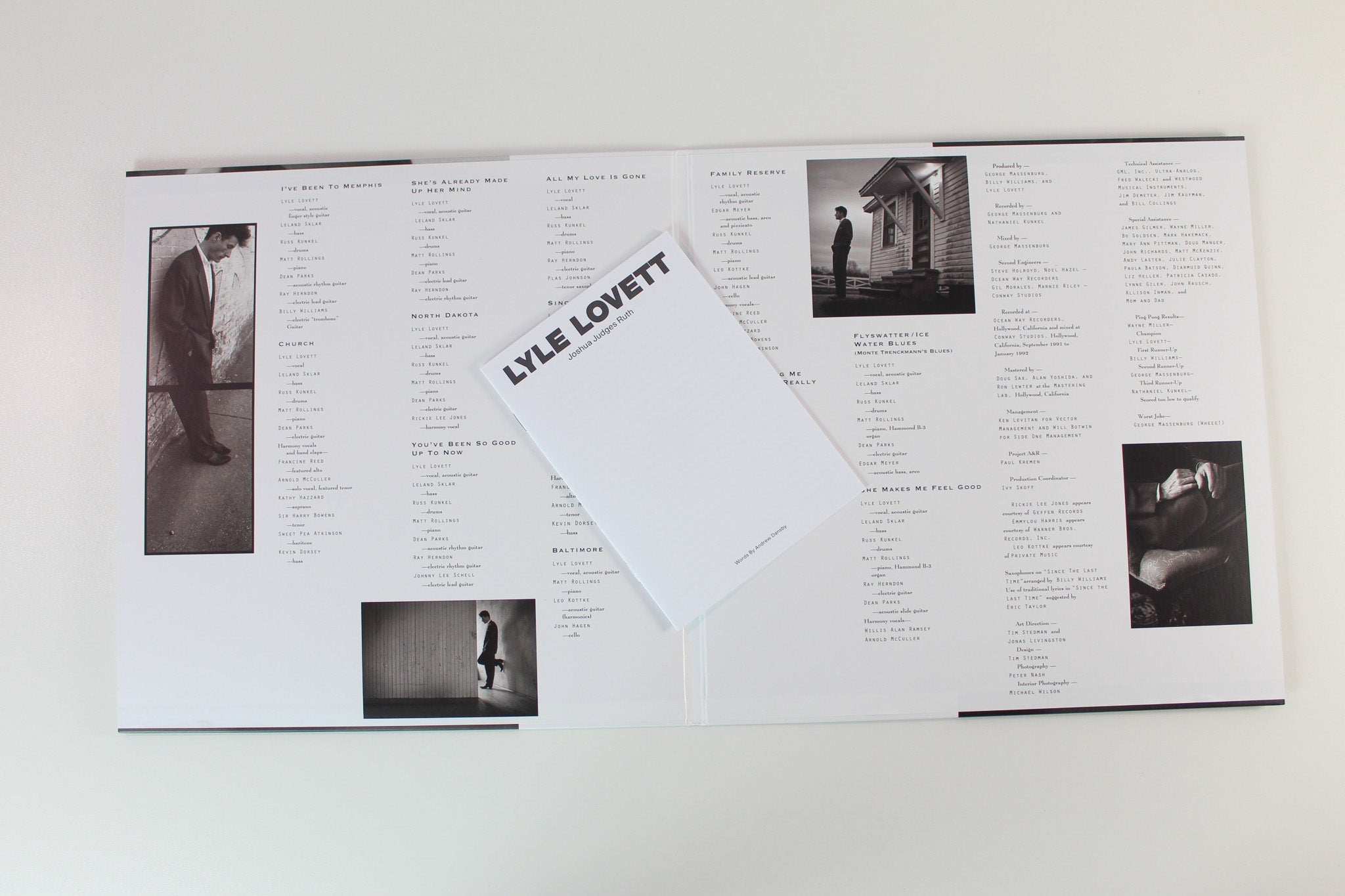 Lyle Lovett - Joshua Judges Ruth on Curb / Vinyl Me, Please - Black Ice Colored Vinyl