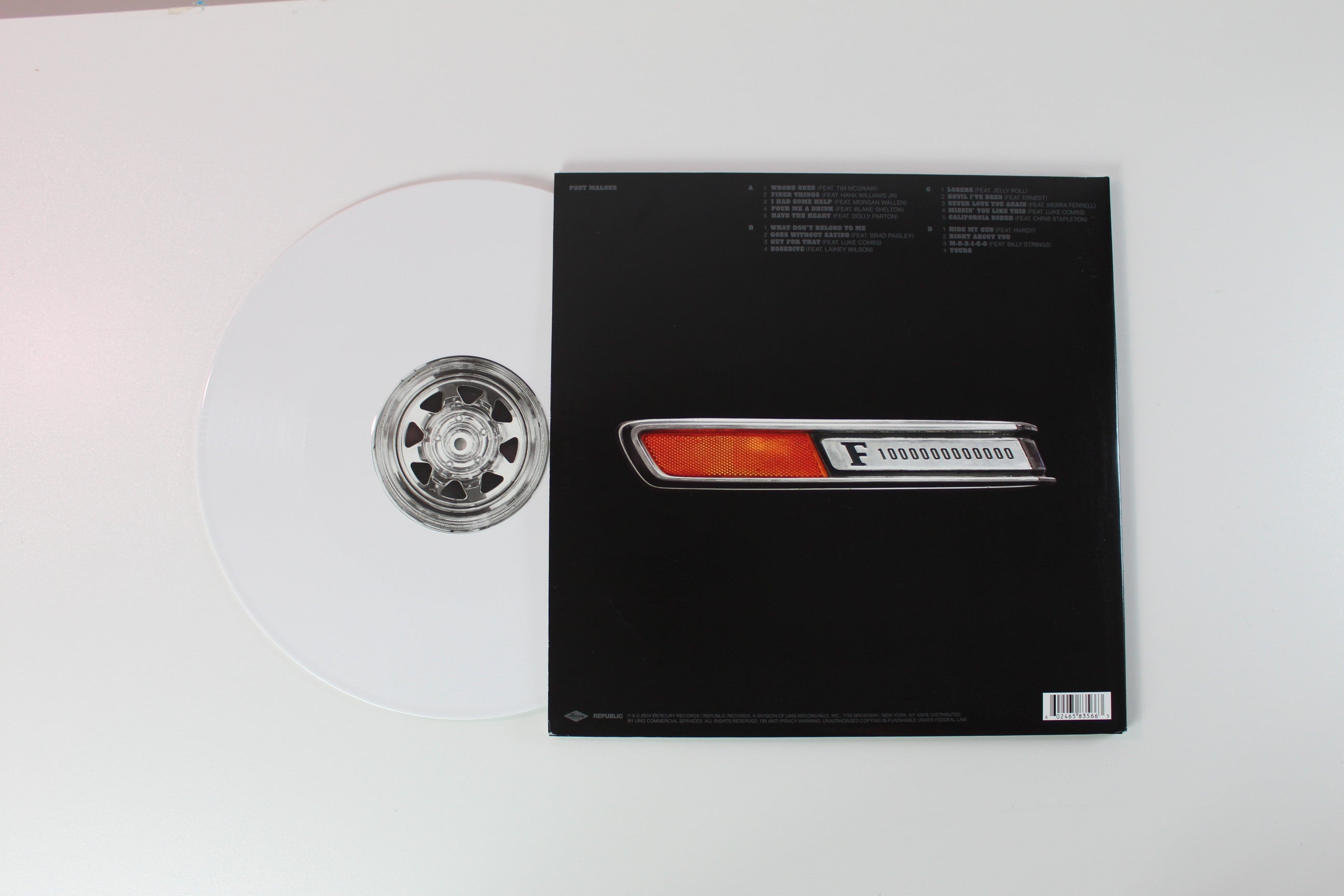 Post Malone - F-1 Trillion Ltd. White Vinyl on Mercury