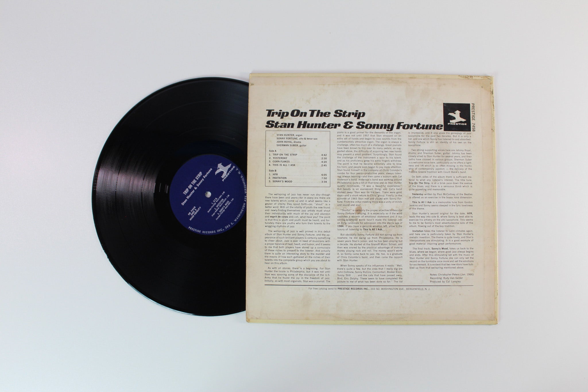 Stan Hunter - Trip On The Strip on Prestige - Mono