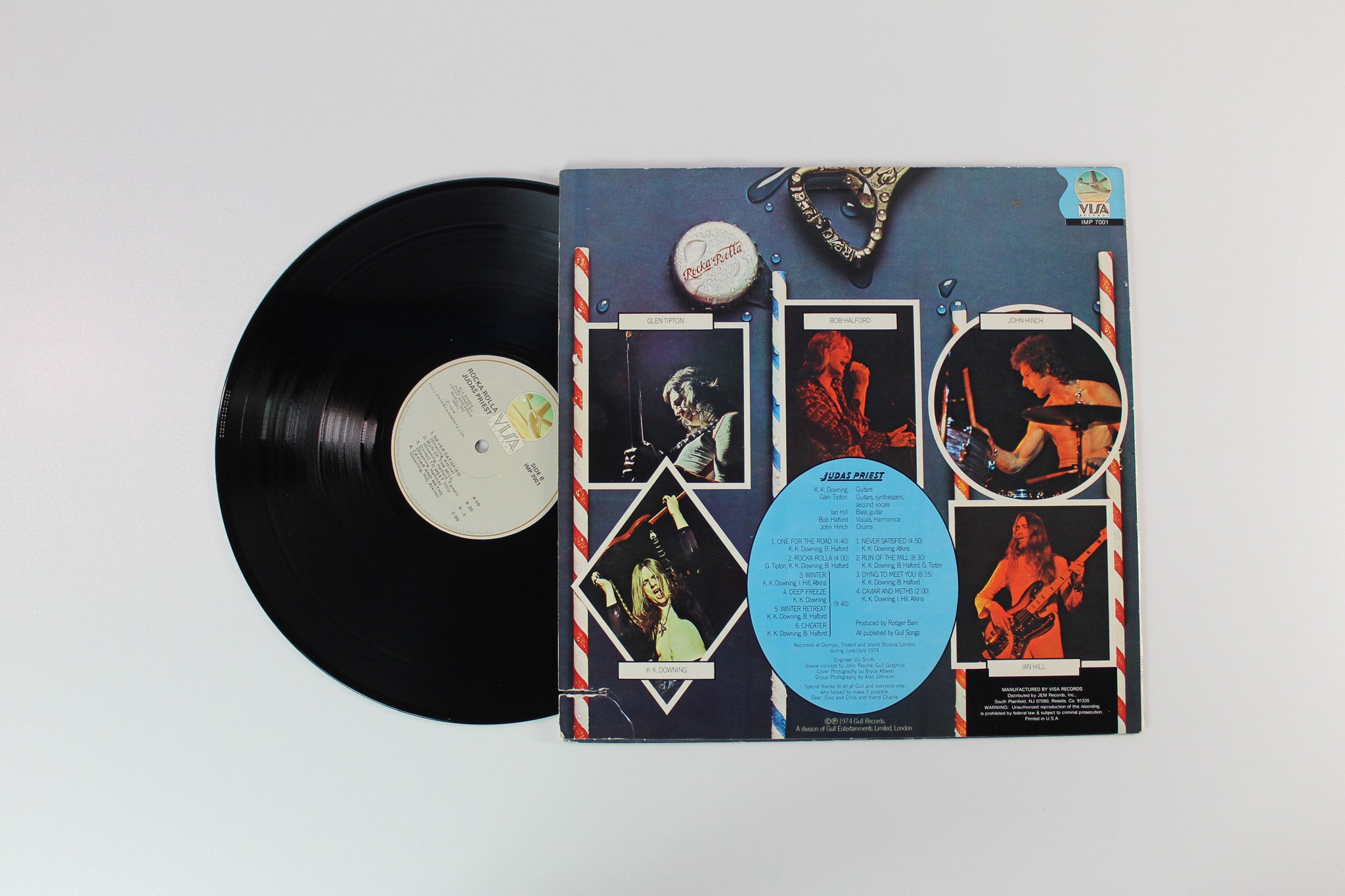 Judas Priest - Rocka Rolla on Visa Records