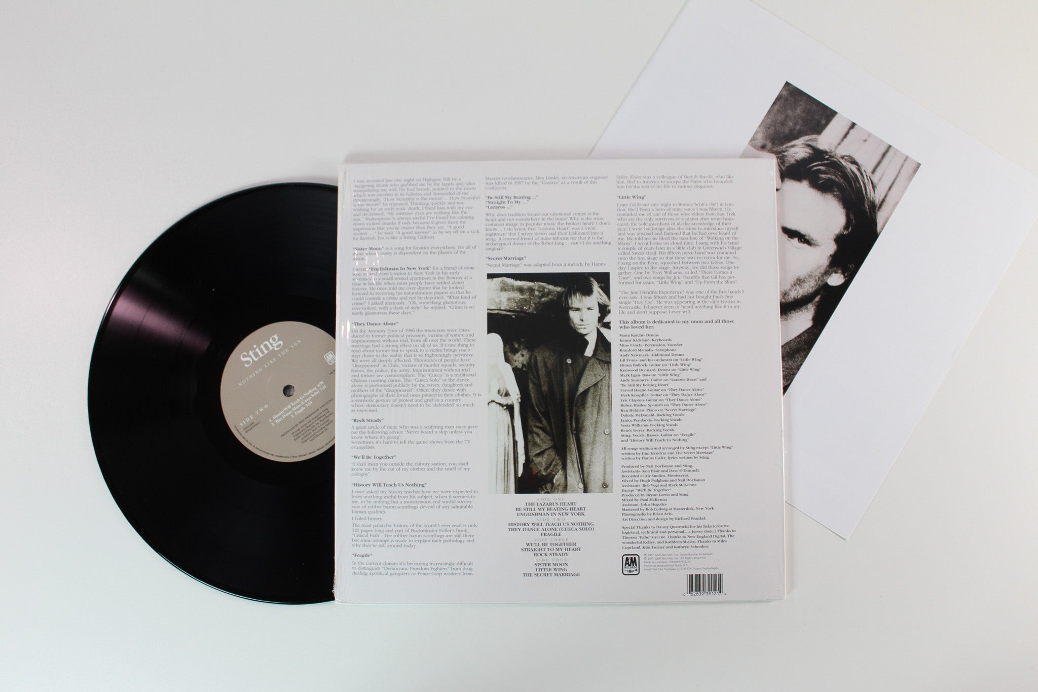 Sting - ...Nothing Like The Sun on A&M Records Reissue
