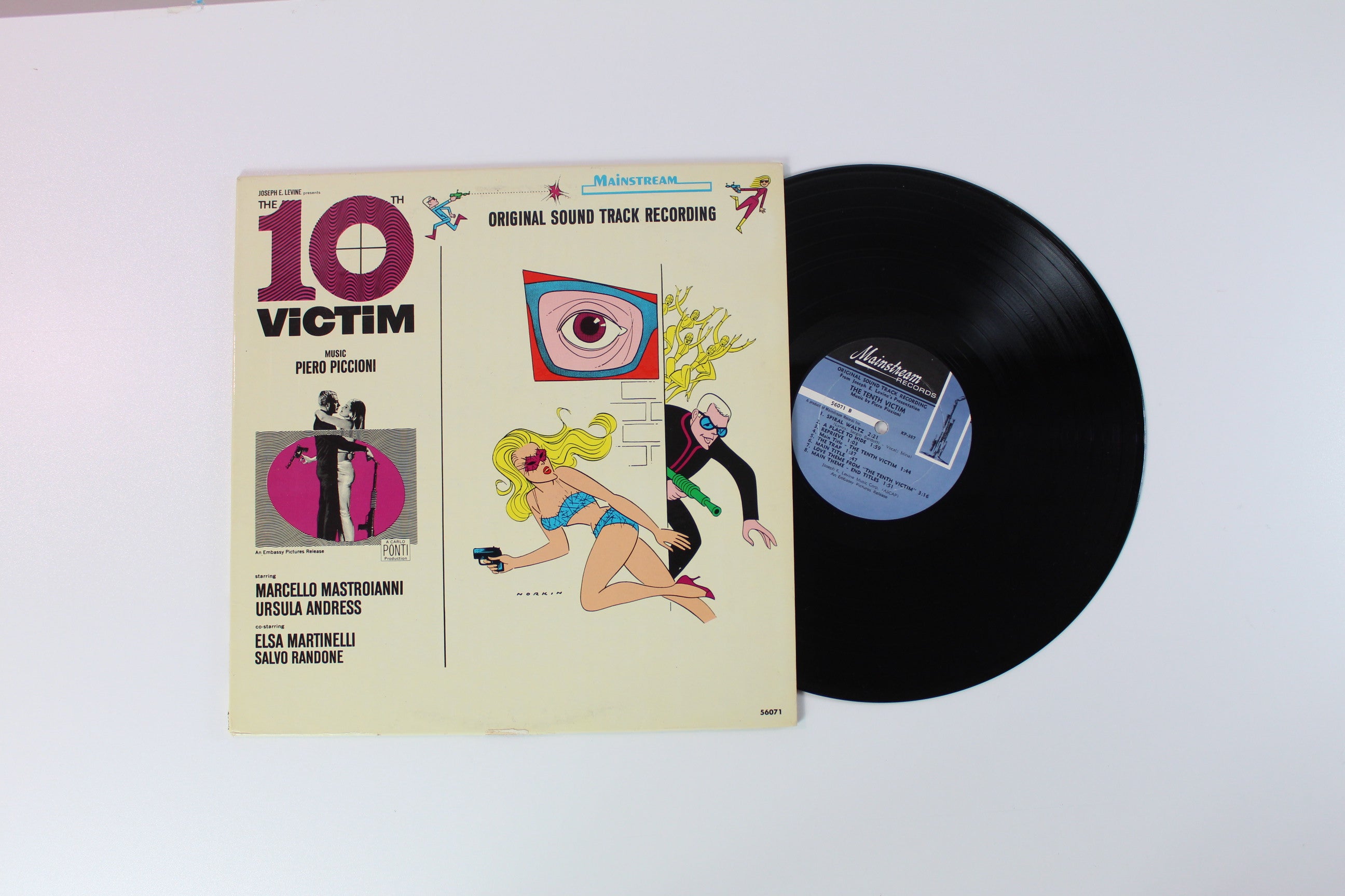 Piero Piccioni - The 10th Victim (Original Sound Track Recording) on Mainstream Records