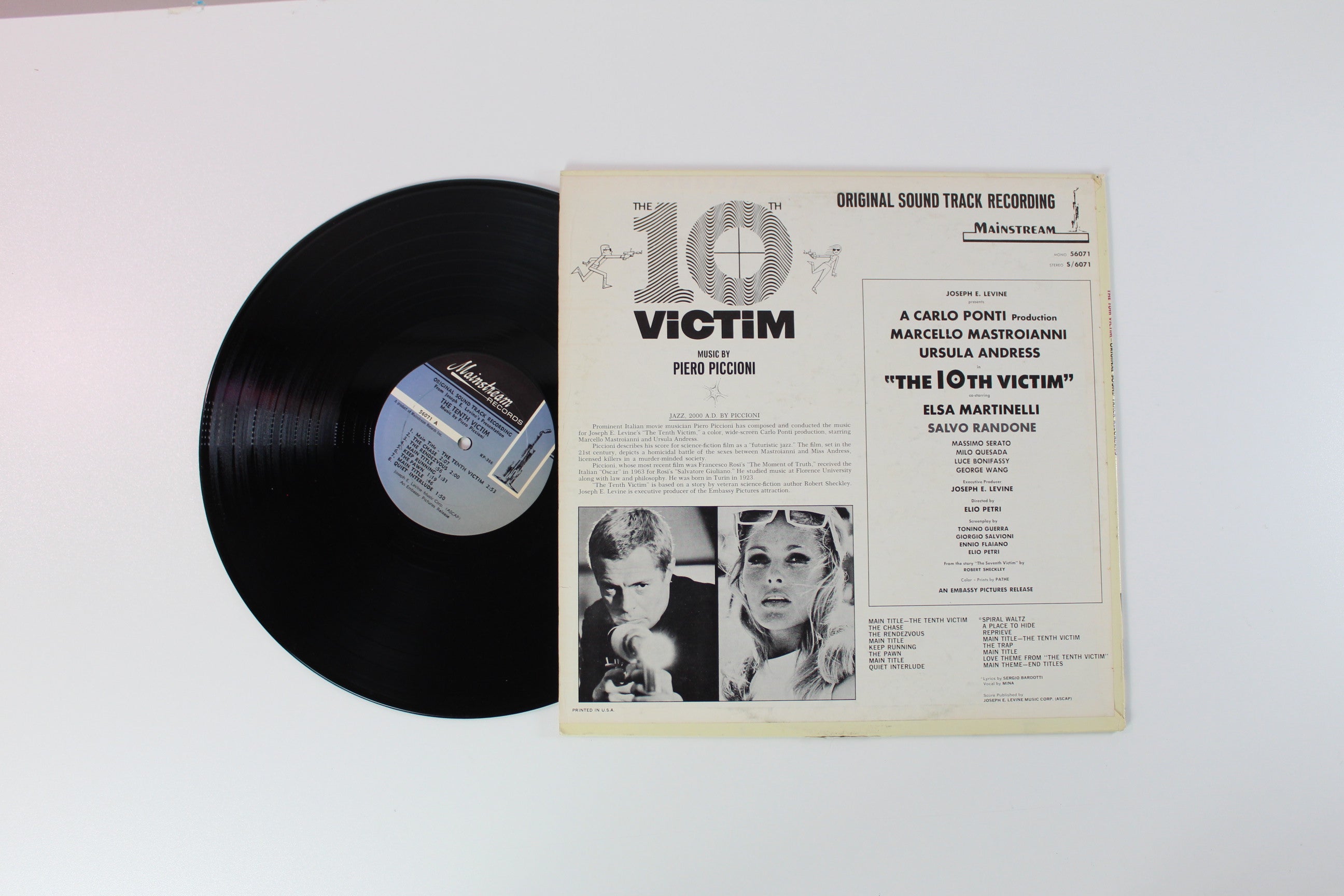 Piero Piccioni - The 10th Victim (Original Sound Track Recording) on Mainstream Records