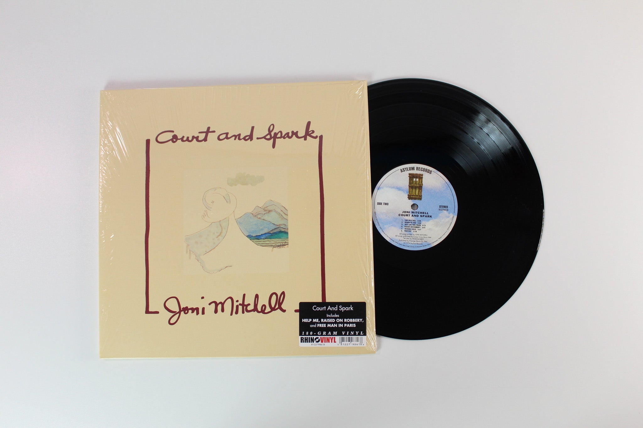 Joni Mitchell - Court And Spark on Asylum Records / Rhino