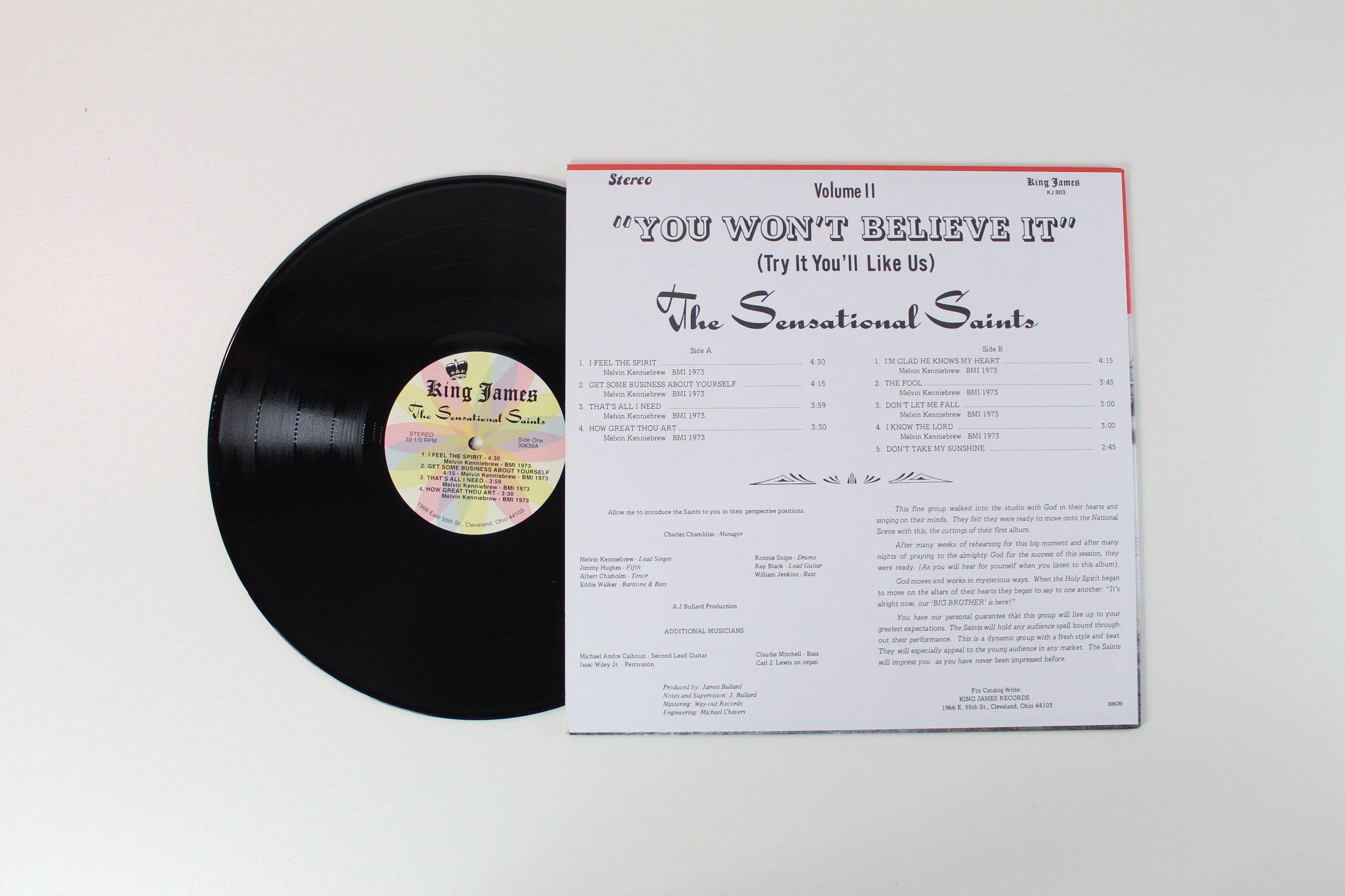 The Sensational Saints - You Won't Believe It on Numero Group Reissue