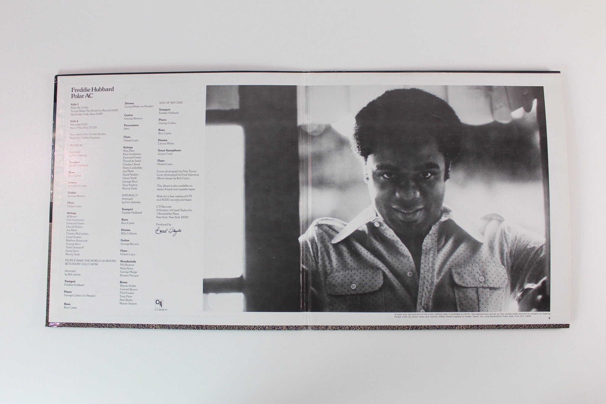 Freddie Hubbard - Polar AC on CTI Records - Promo