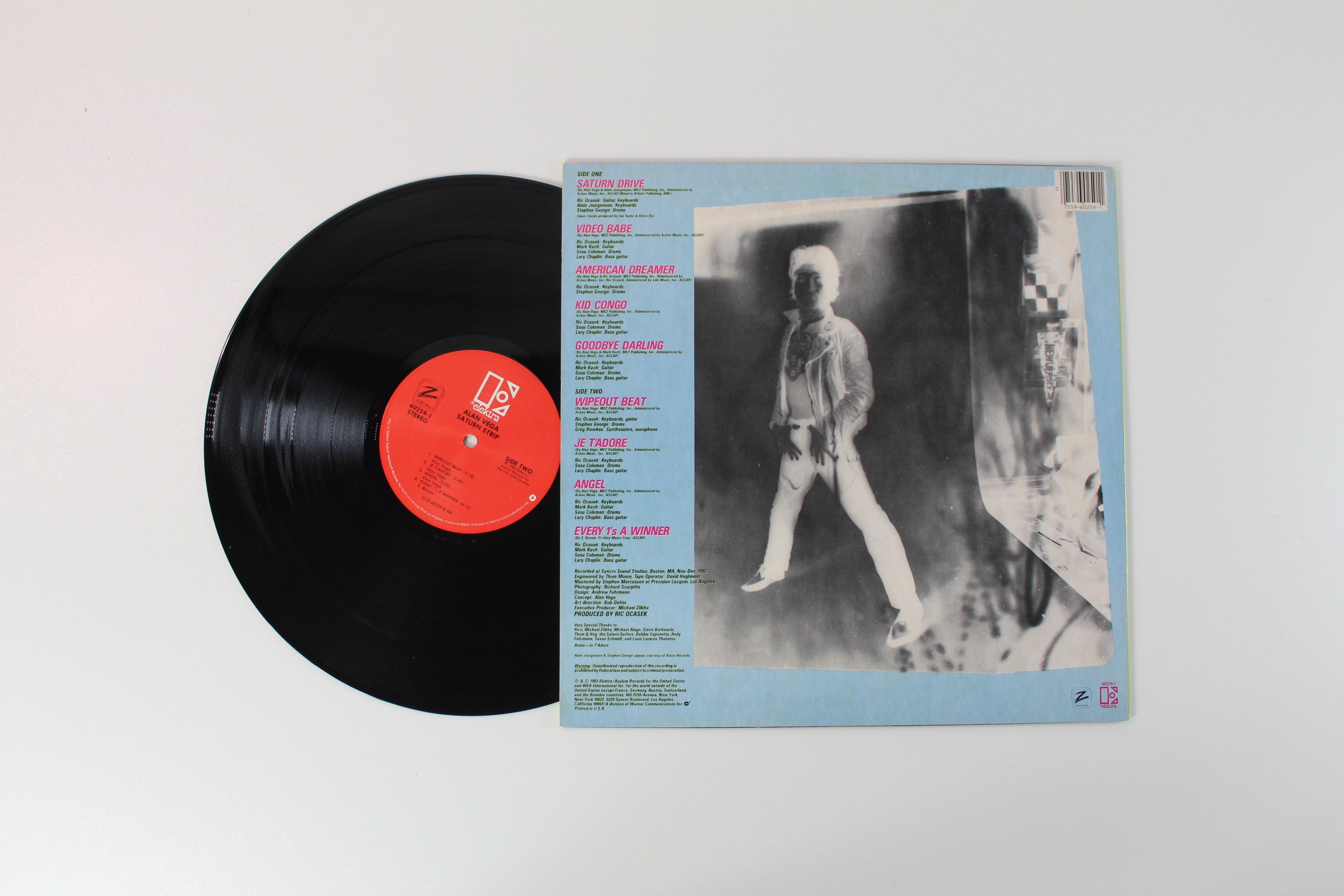 Alan Vega - Saturn Strip on Elektra