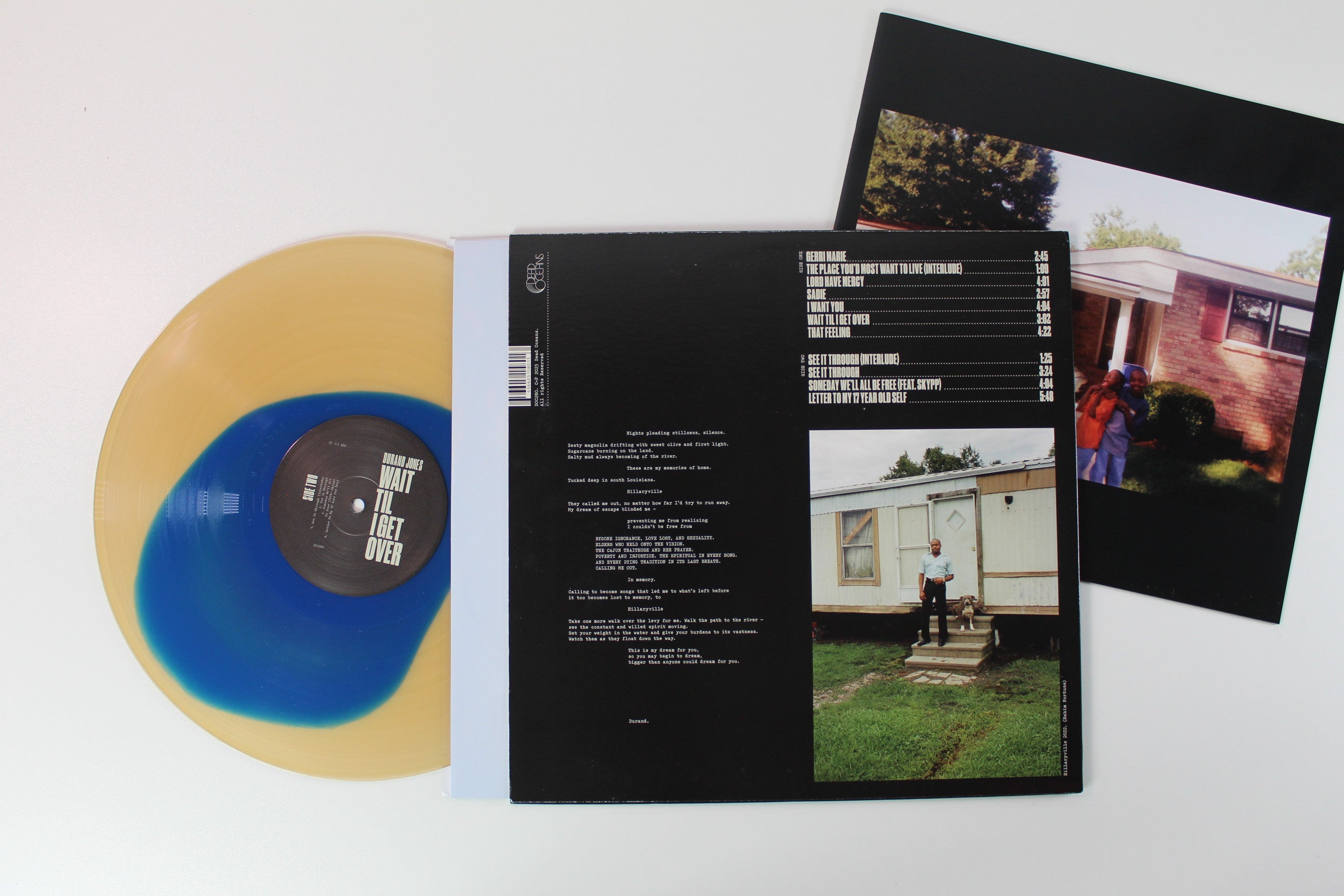 Durand Jones - Wait Til I Get Over on Dead Oceans Ltd Tan & Blue Jay Vinyl