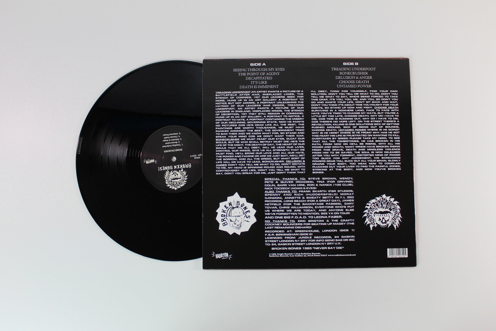 Broken Bones - Bonecrusher on Radiation Reissues