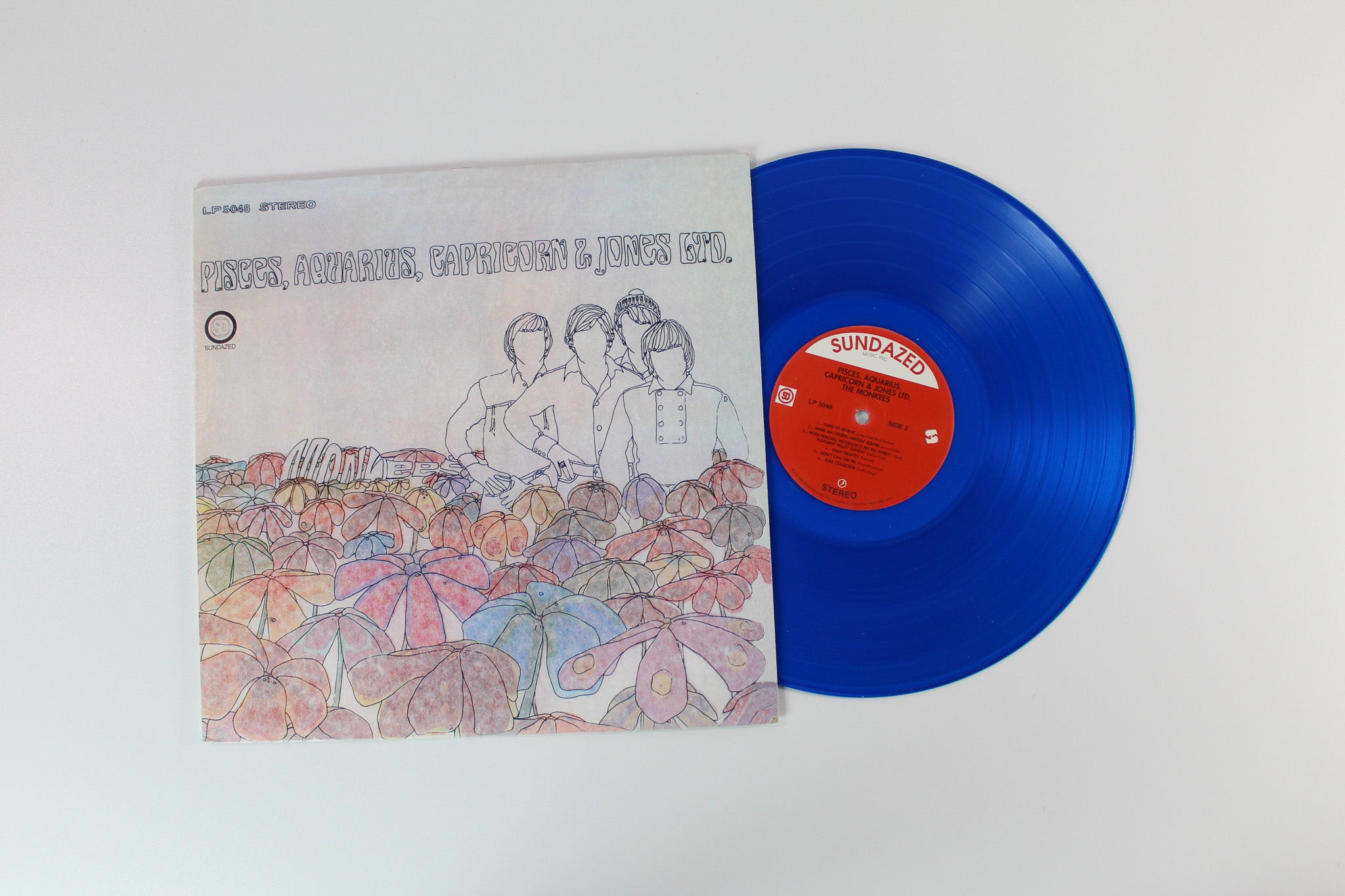 The Monkees - Pisces, Aquarius, Capricorn & Jones Ltd. on Sundazed Mono Blue Vinyl Reissue