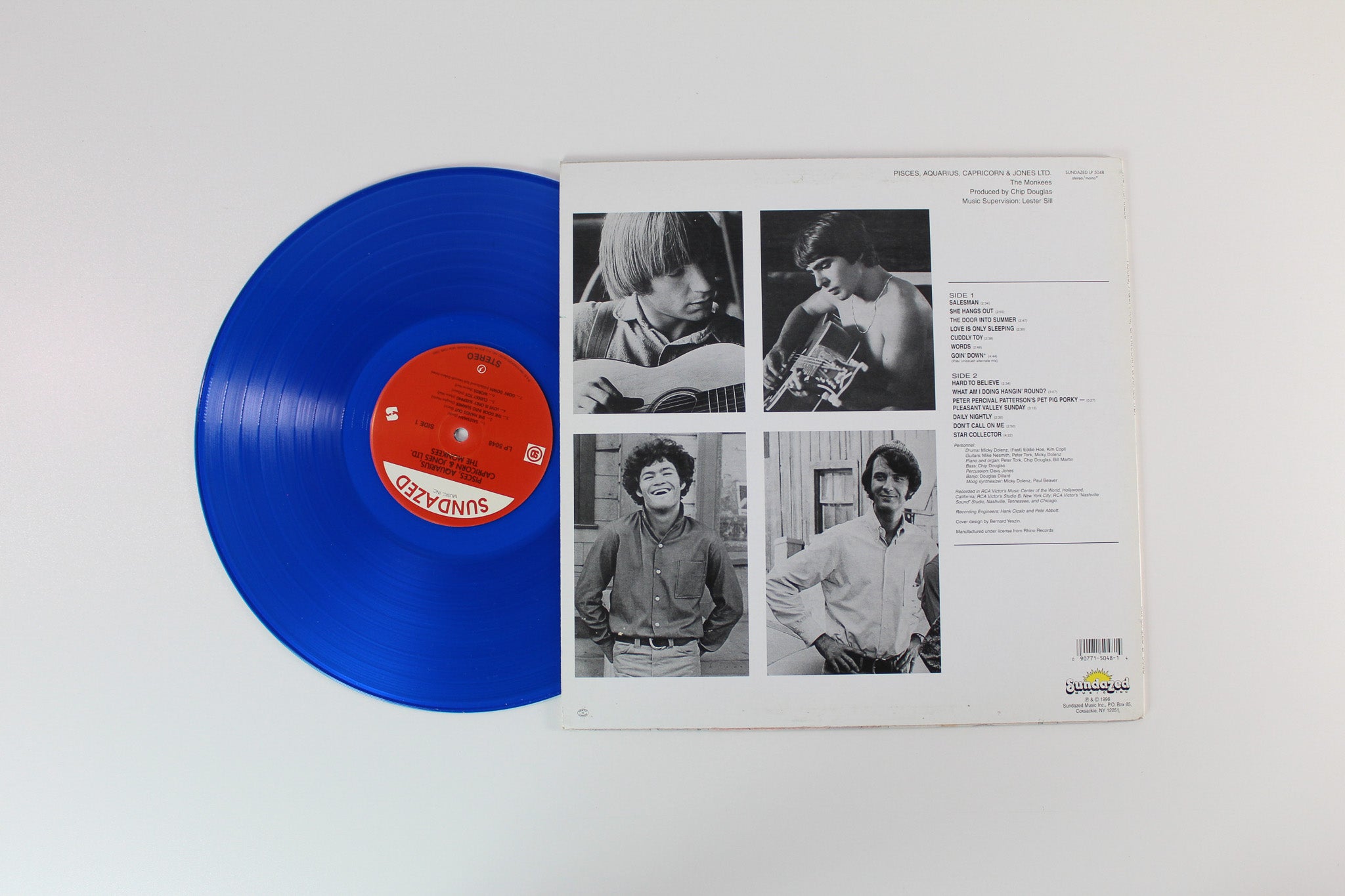 The Monkees - Pisces, Aquarius, Capricorn & Jones Ltd. on Sundazed Mono Blue Vinyl Reissue