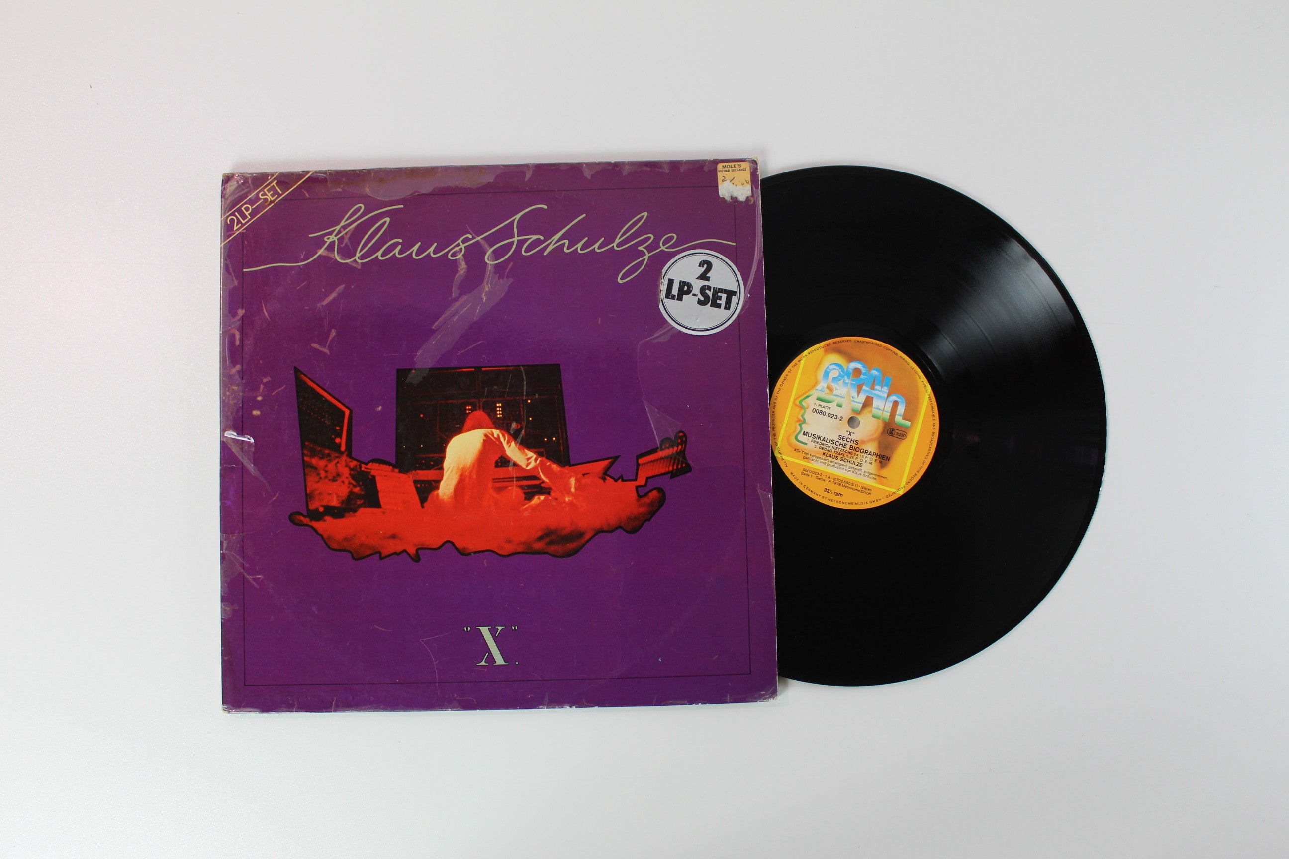 Klaus Schulze - "X" on Brain German Press