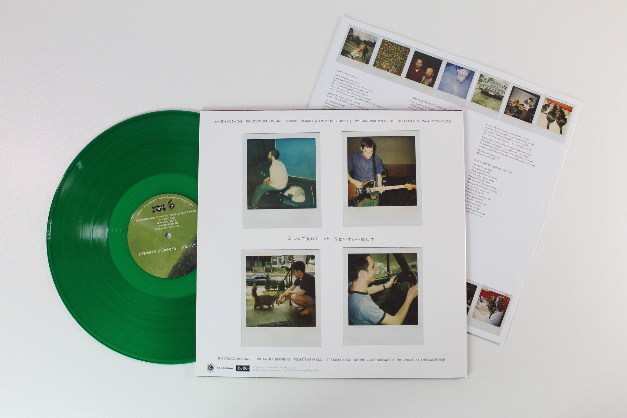 The Van Pelt - Sultans Of Sentiment on La Castanya Ltd Green Vinyl Reissue