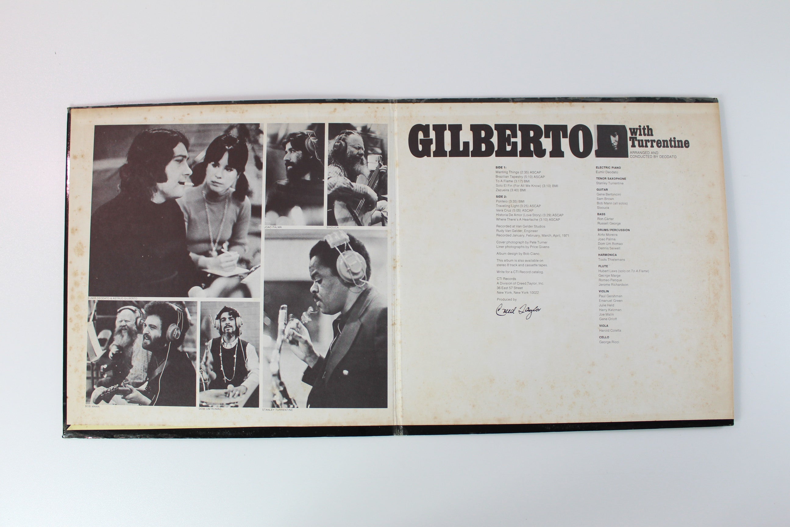 Astrud Gilberto & Stanley Turrentine - Gilberto With Turrentine on CTI