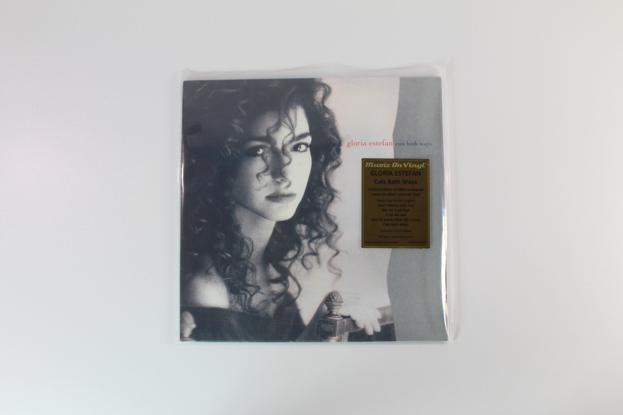 Gloria Estefan - Cuts Both Ways on Epic Music on Vinyl Ltd Silver Vinyl Reissue