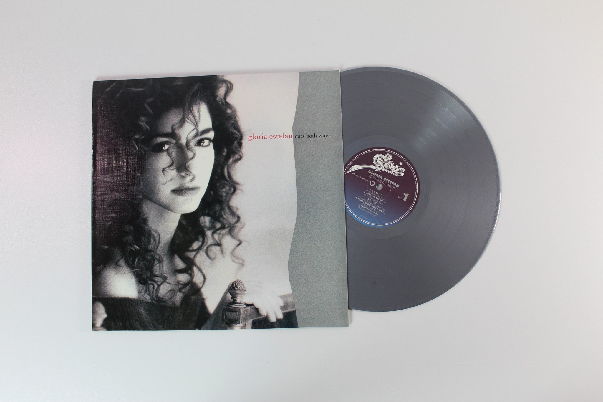 Gloria Estefan - Cuts Both Ways on Epic Music on Vinyl Ltd Silver Vinyl Reissue