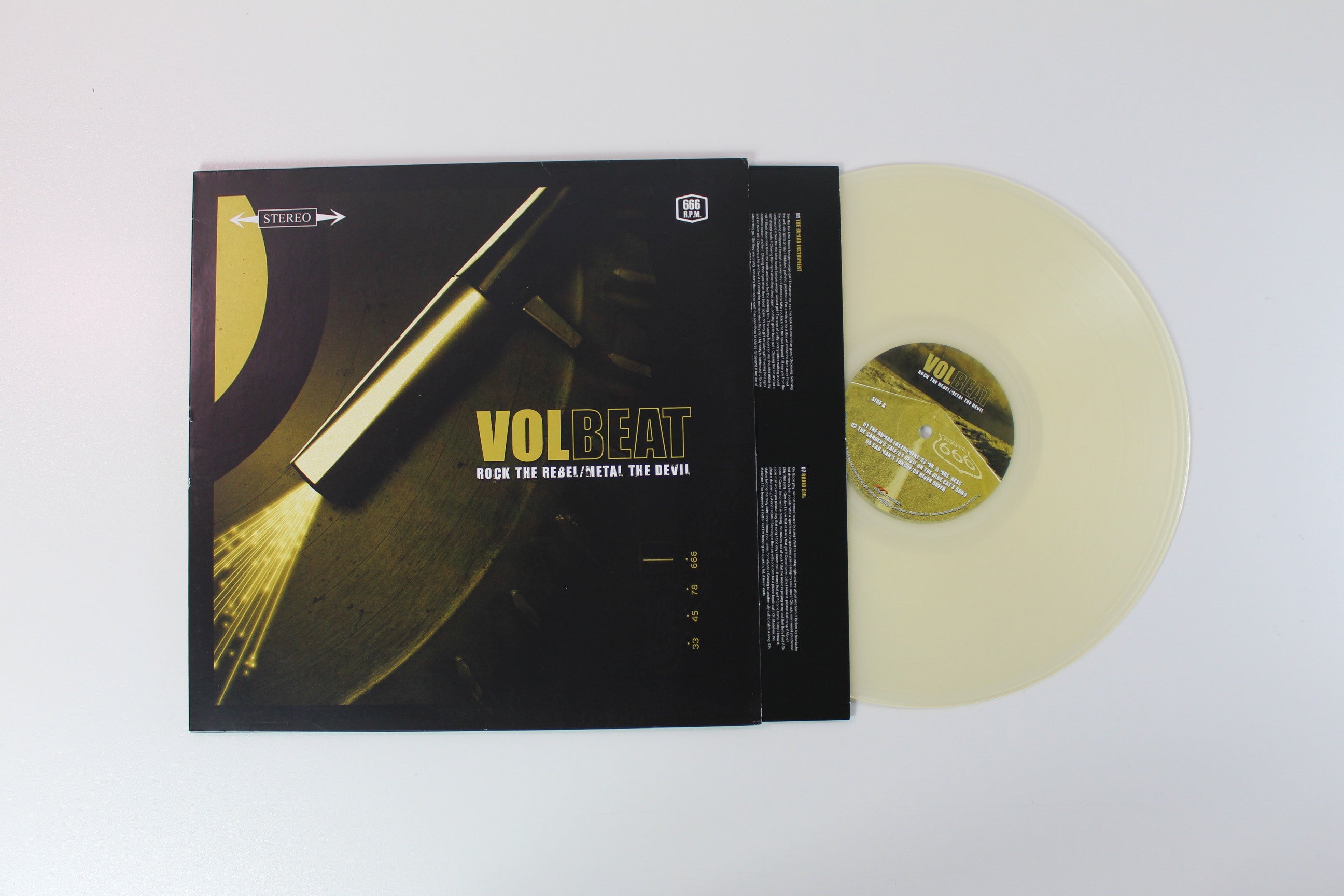 Volbeat - Rock The Rebel / Metal The Devil on Mascot Records Glow in the Dark Vinyl Reissue
