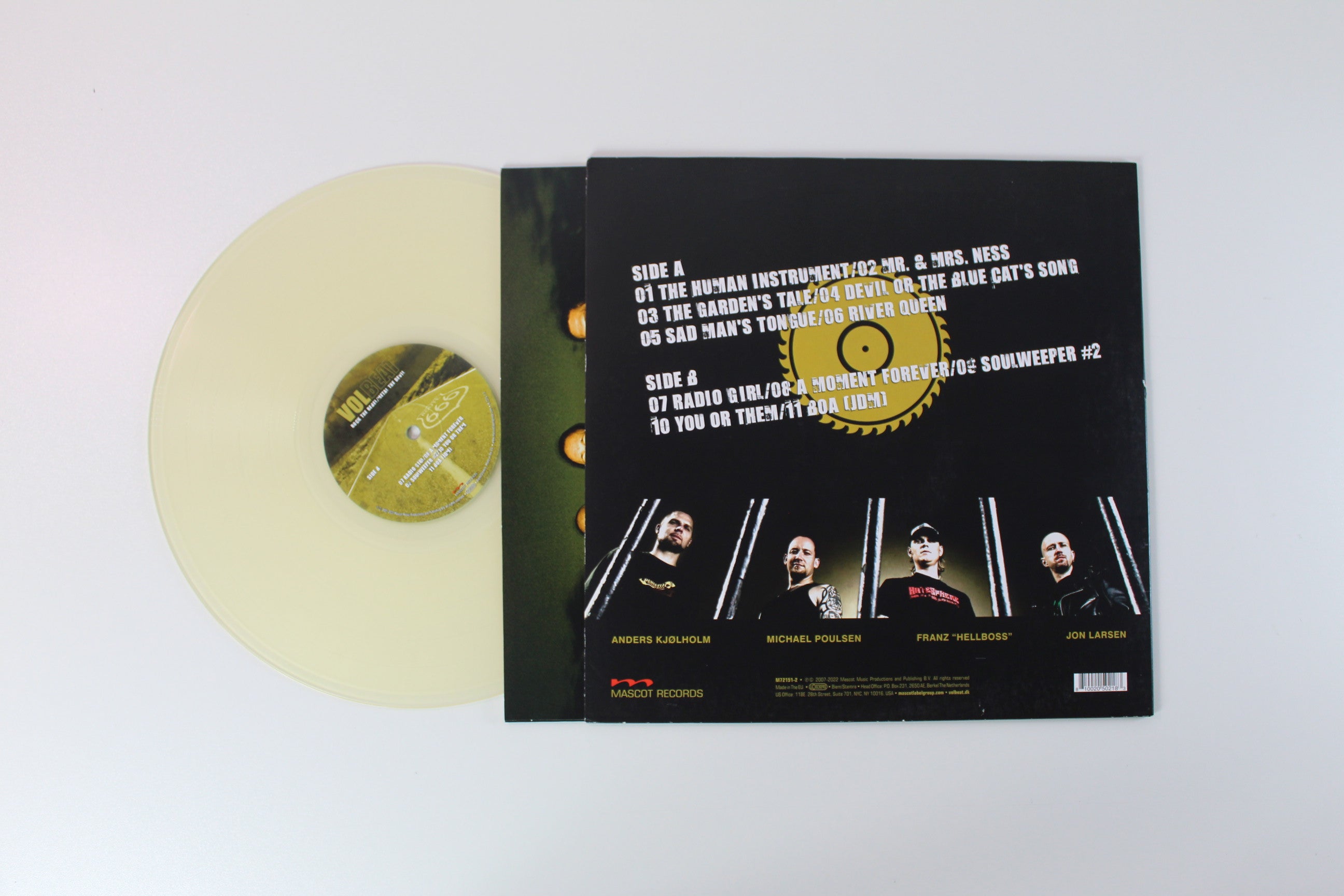 Volbeat - Rock The Rebel / Metal The Devil on Mascot Records Glow in the Dark Vinyl Reissue