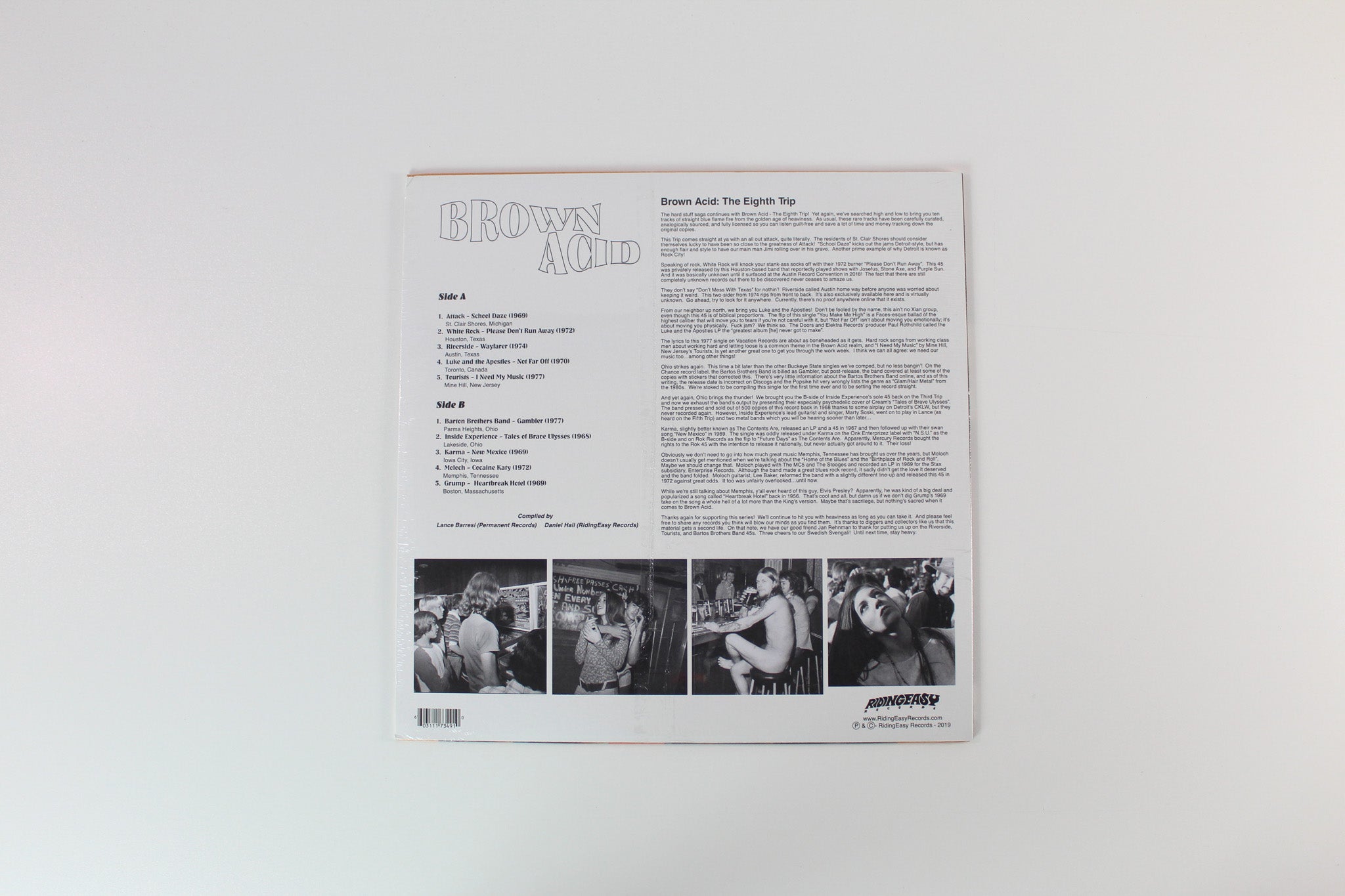 Various - Brown Acid: The Eighth Trip (Heavy Rock From The Underground Comedown) on RidingEasy Sealed
